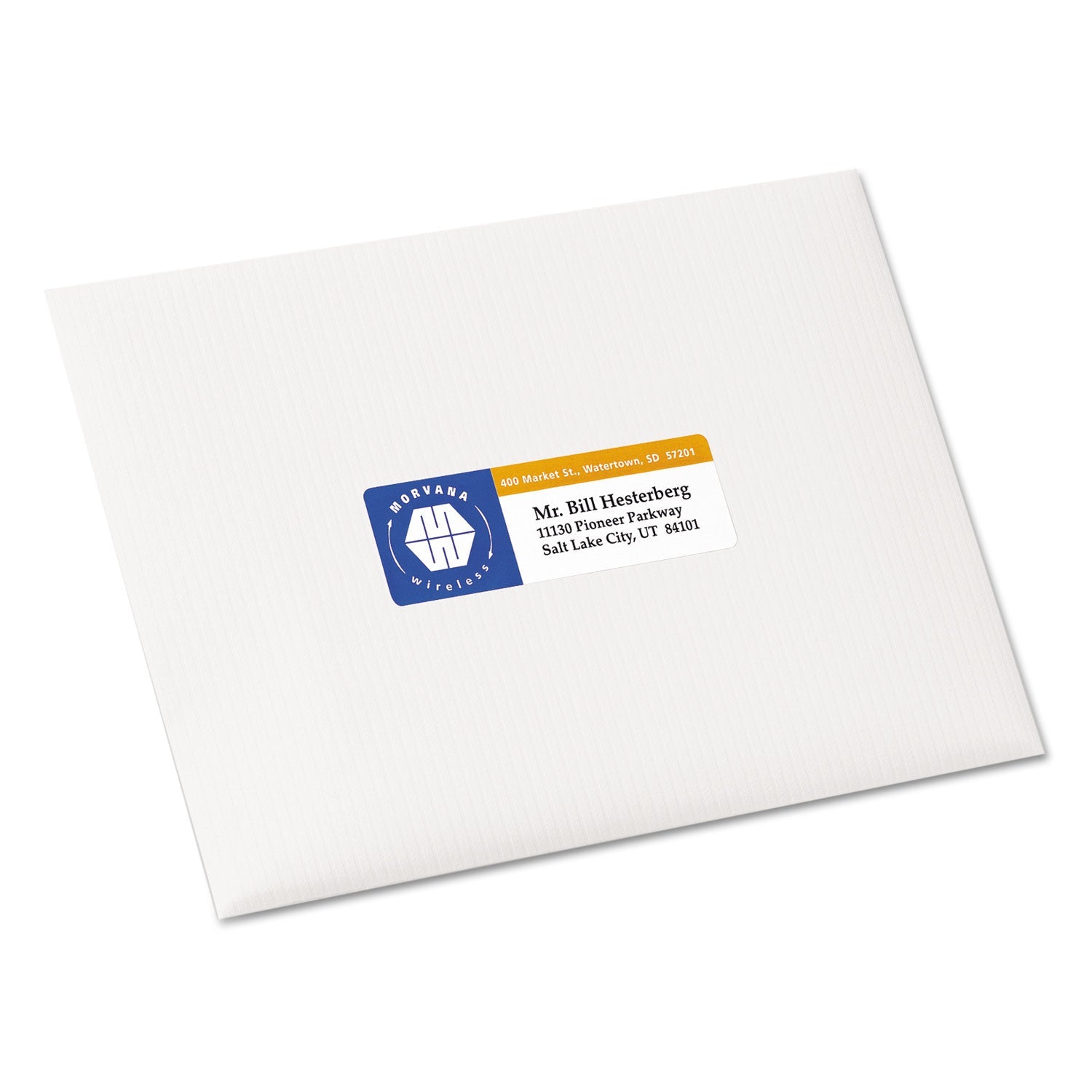 Avery® Vibrant Laser Color-Print Labels w/ Sure Feed, 1.25 x 3.75, White, 300/Pack