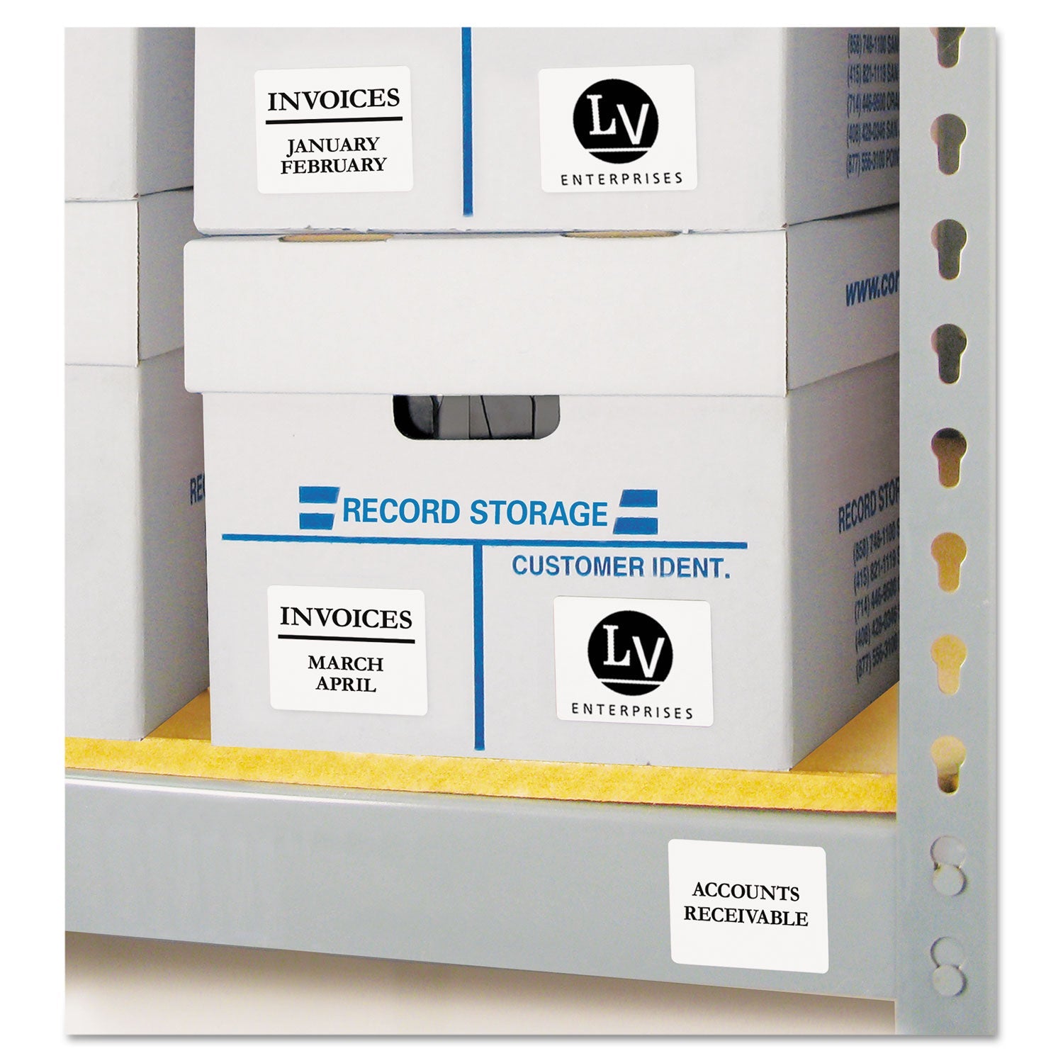Avery® Permanent Id Labels W/ Sure Feed Technology, Inkjet/laser Printers, 2 X 2.63, White, 15/sheet, 15 Sheets/pack