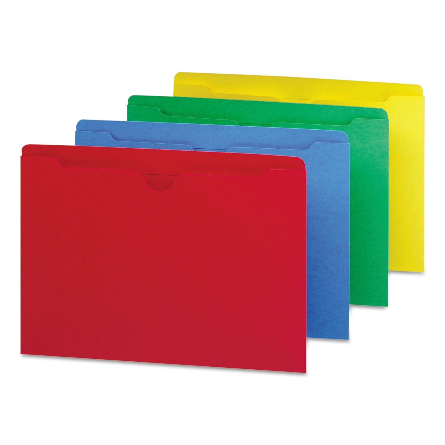 Colored File Jackets | Letter, Assorted, 100/Box