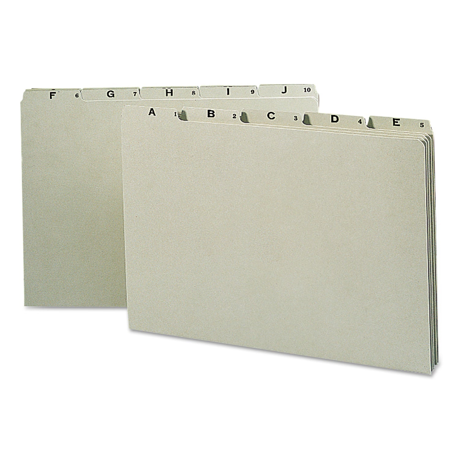 Smead Alphabetic File Guide Set | Legal Green
