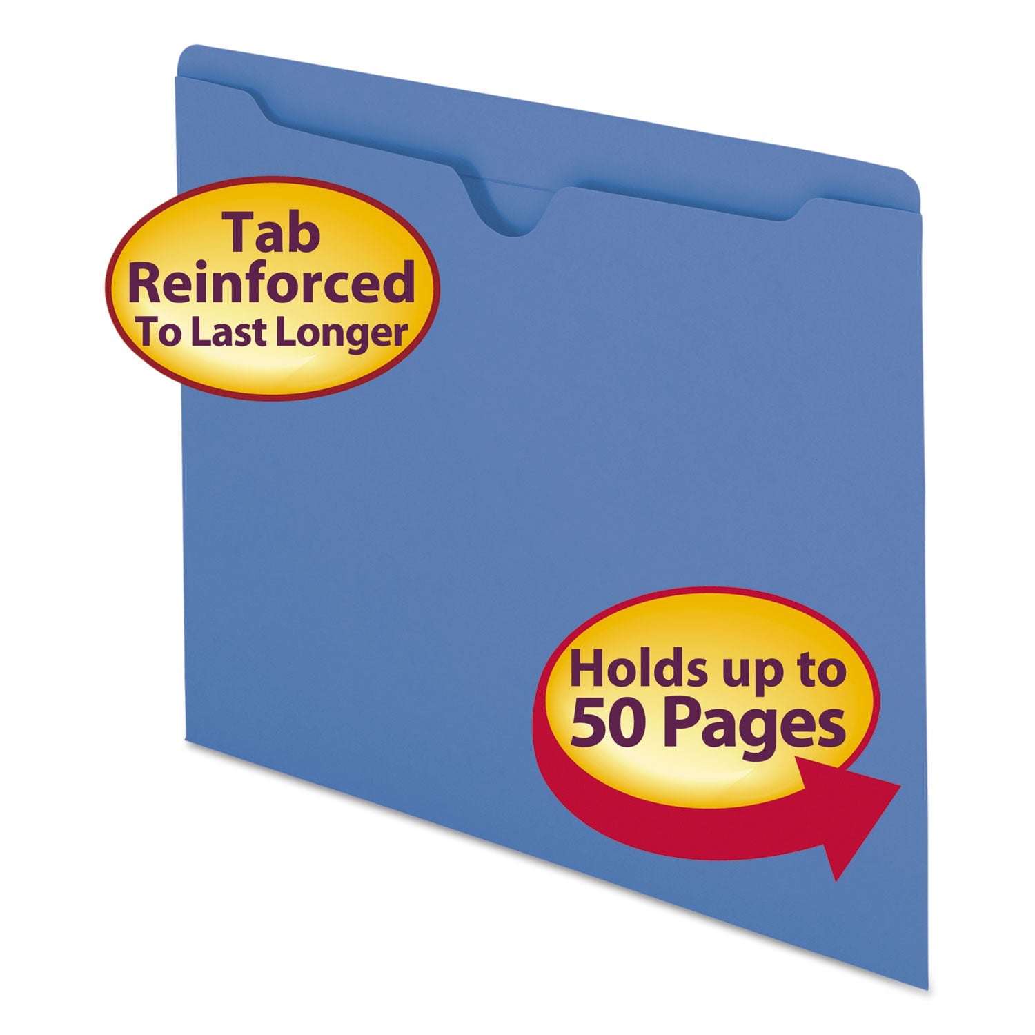 Colored File Jackets | Smead Blue | Letter Size