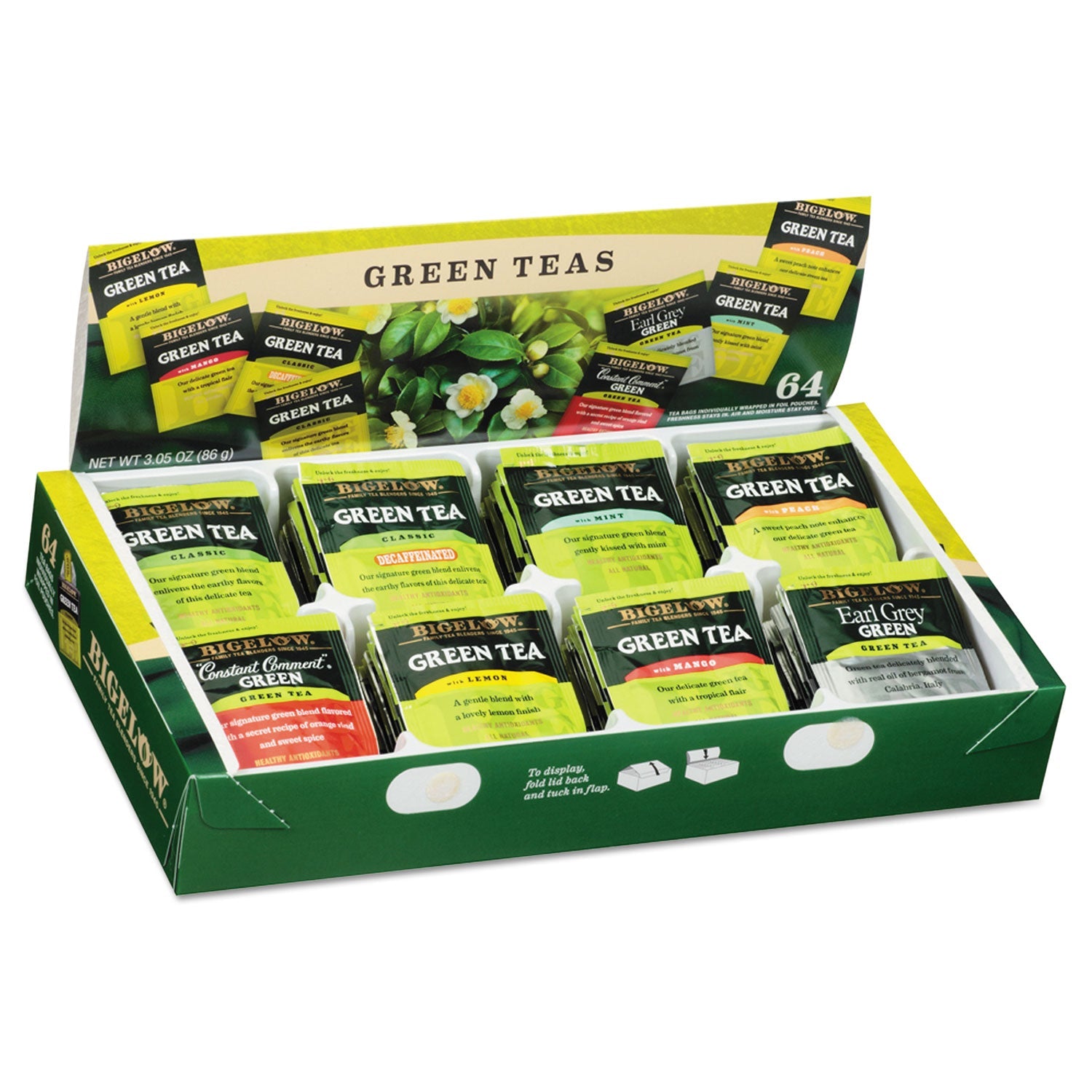 Bigelow Green Tea Assortment | 64/Box