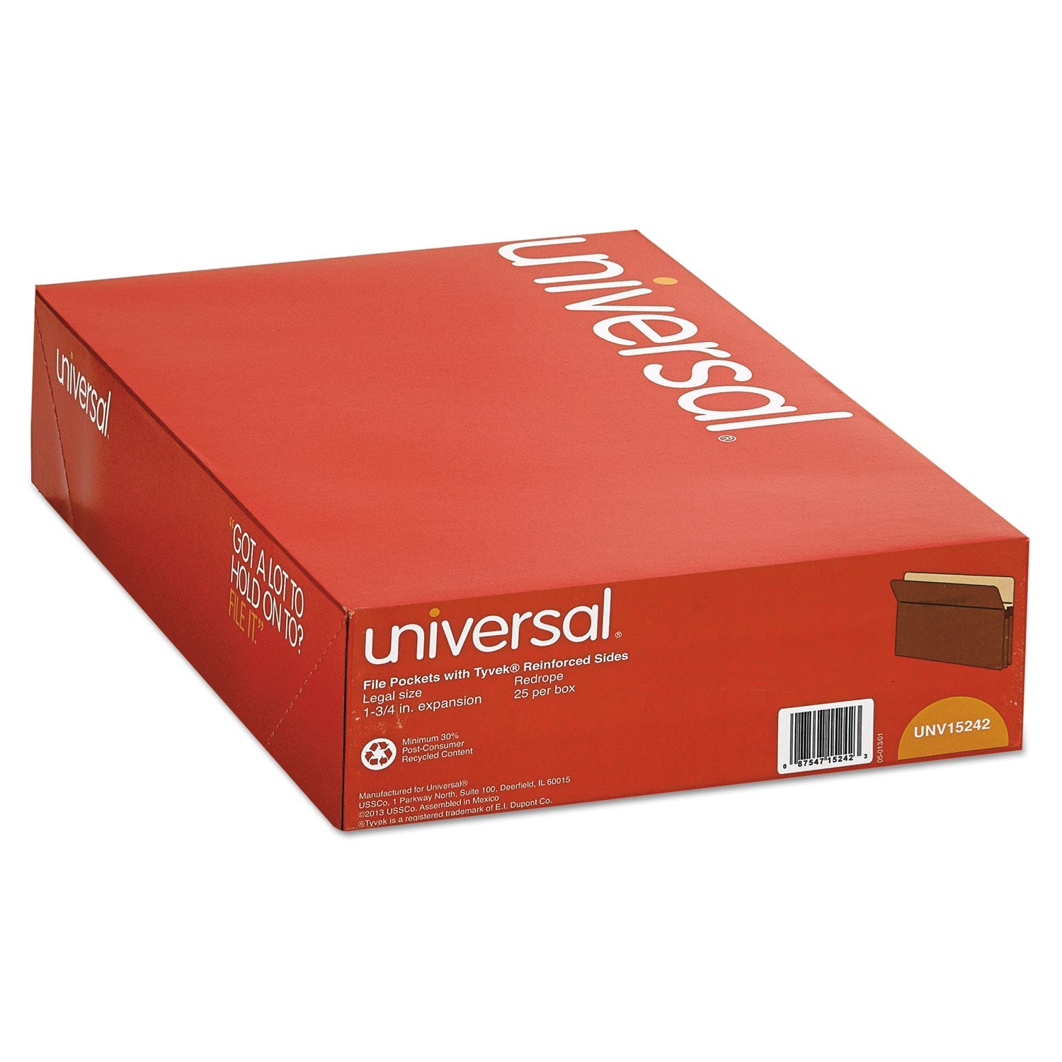 Redrope Expanding File Pockets | 1.75" Legal