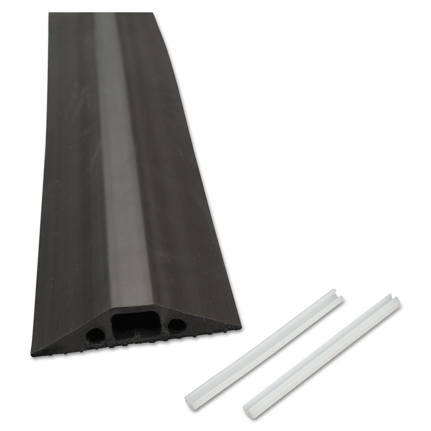 Medium-Duty Floor Cable Cover | Black