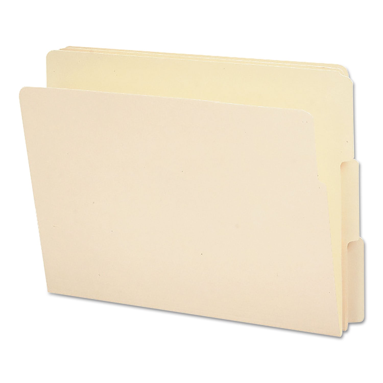 End Tab File Folder | Letter, Assorted, 100/Box