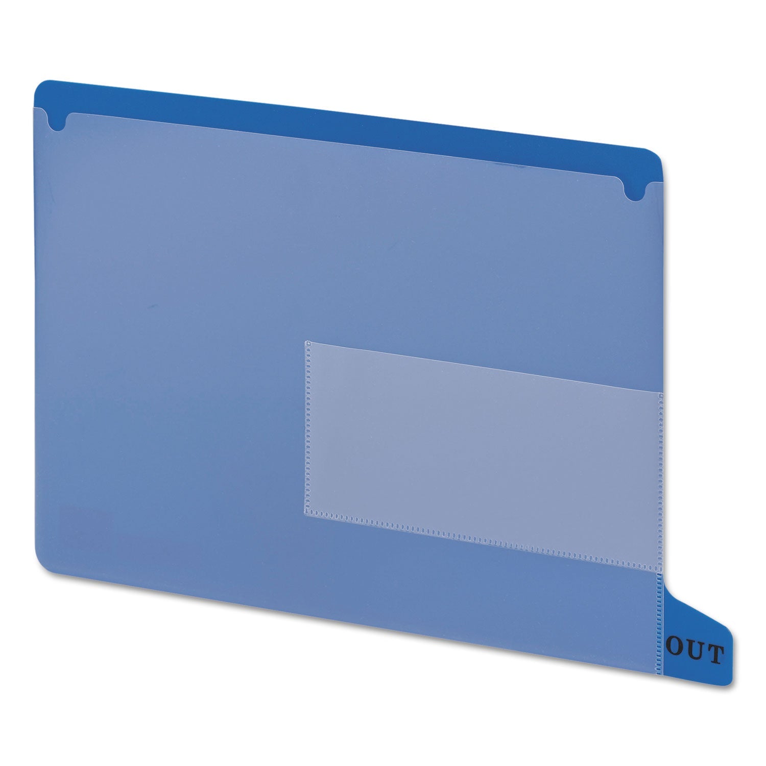 Colored Poly Out Guides | Blue | 25/Box