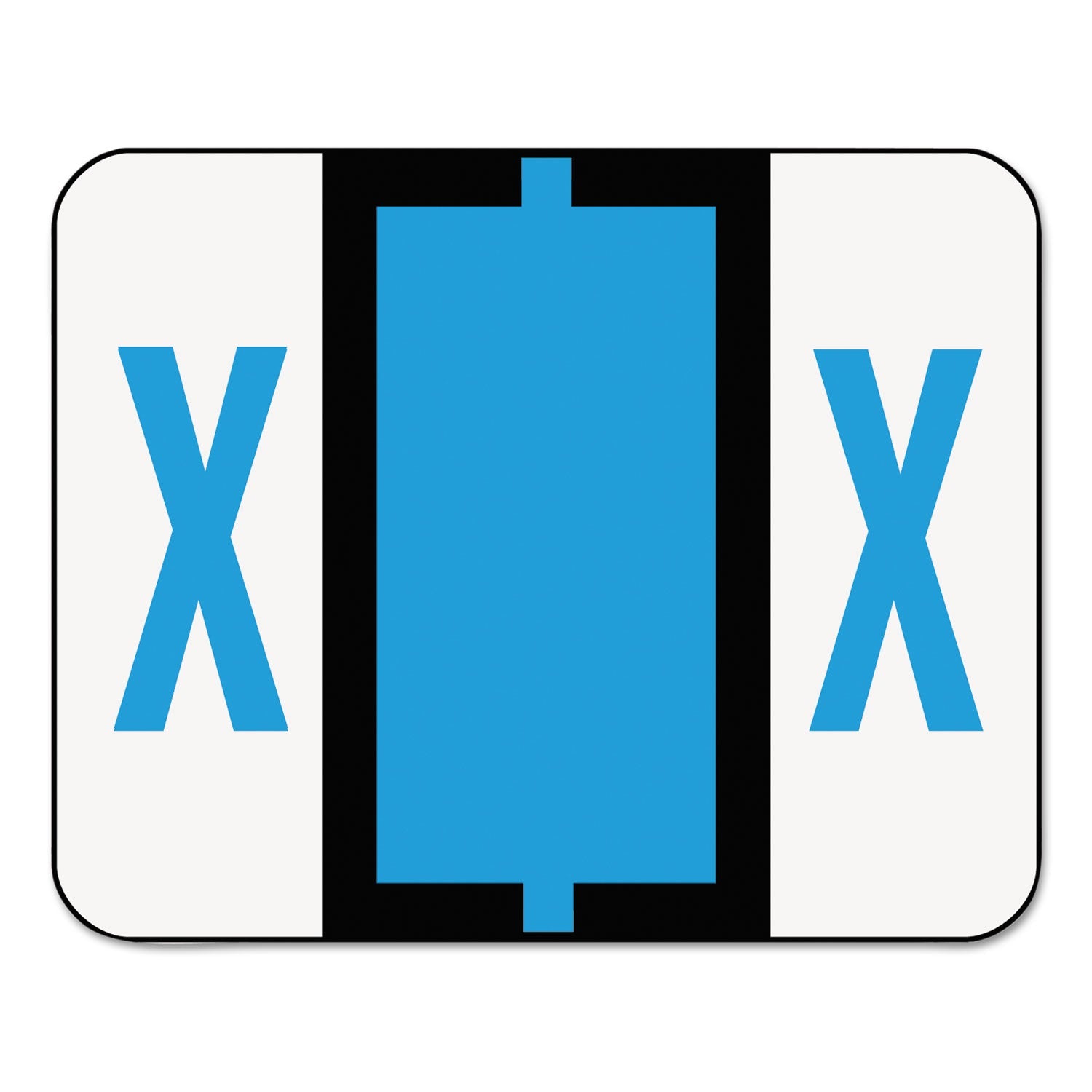 A-Z Color-Coded End Tab Filing Labels | X | 500/Roll