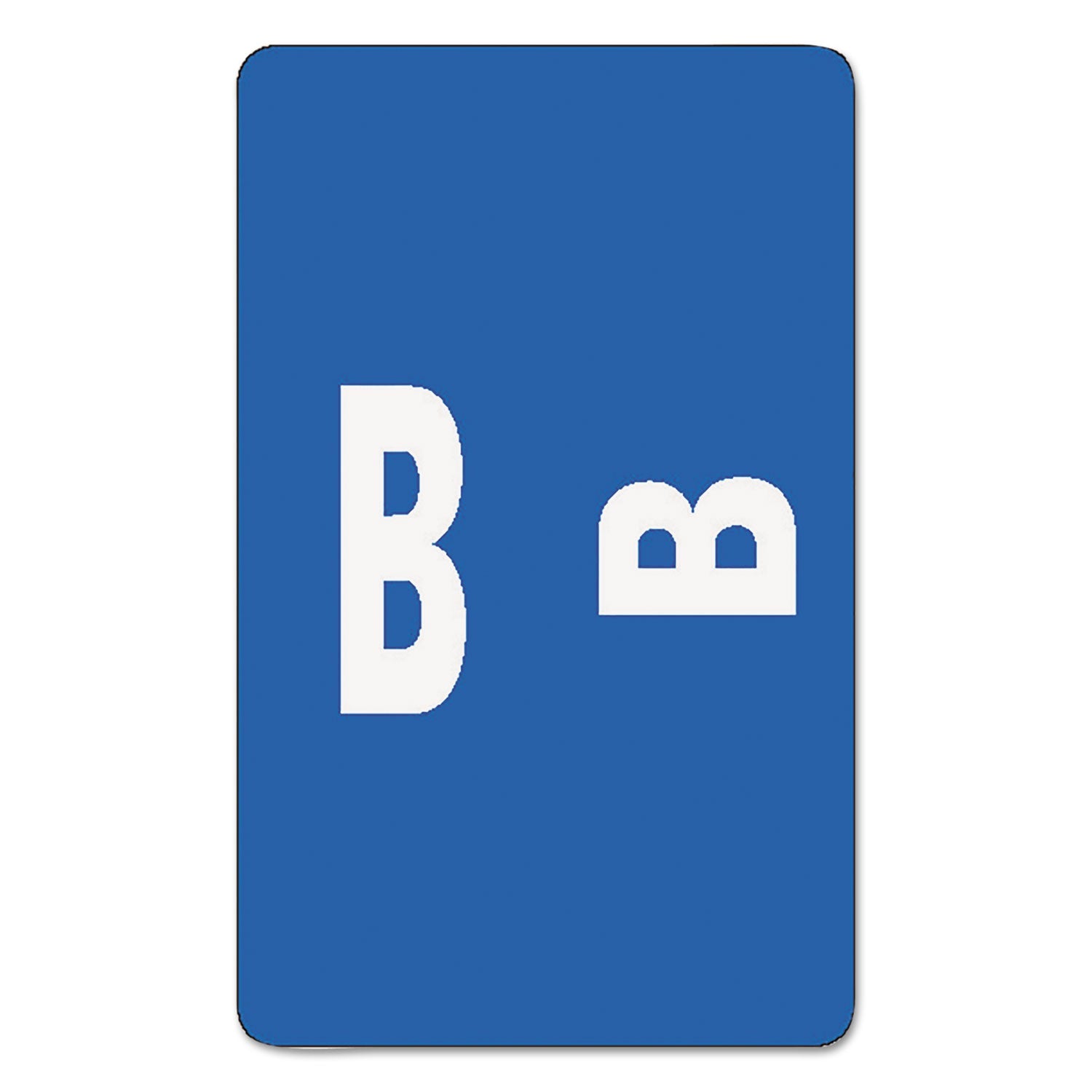 Smead Alphaz Color-Coded Second Letter Alphabetical Labels, B, 1 X 1.63, Dark Blue, 10/sheet, 10 Sheets/pack
