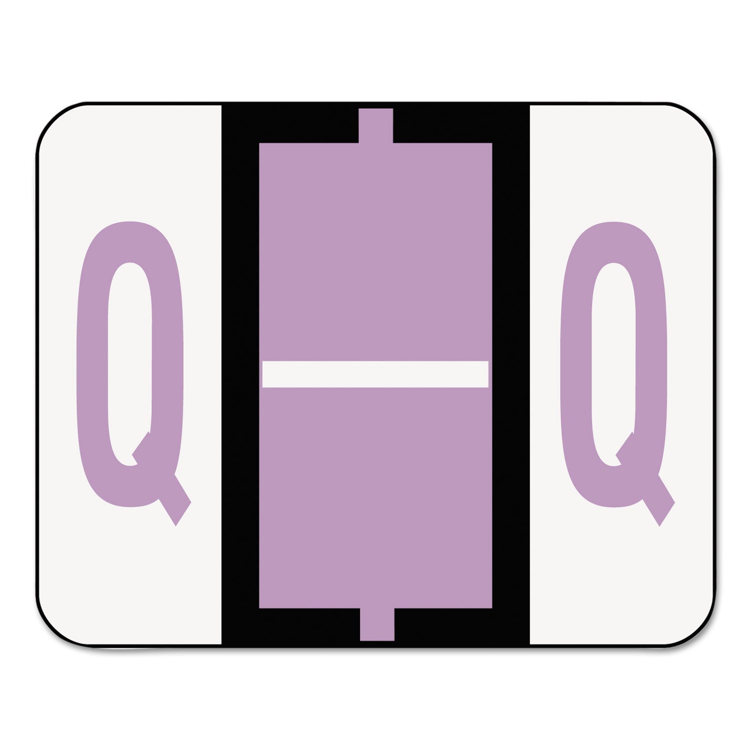 A-Z Color-Coded End Tab Filing Labels | Q | 500/Roll