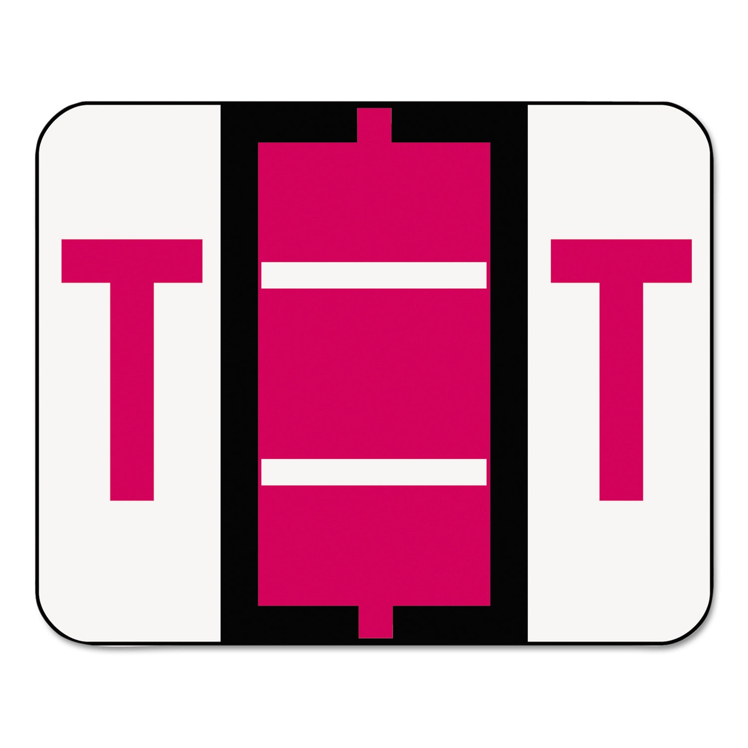 A-Z Color-Coded End Tab Filing Labels | T | 500/Roll