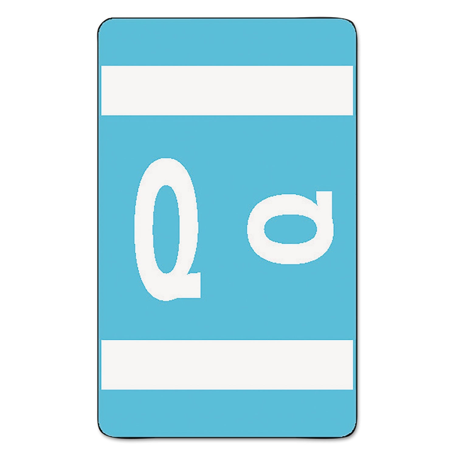 Alphaz Color-Coded Alphabetical Labels | Q | Blue