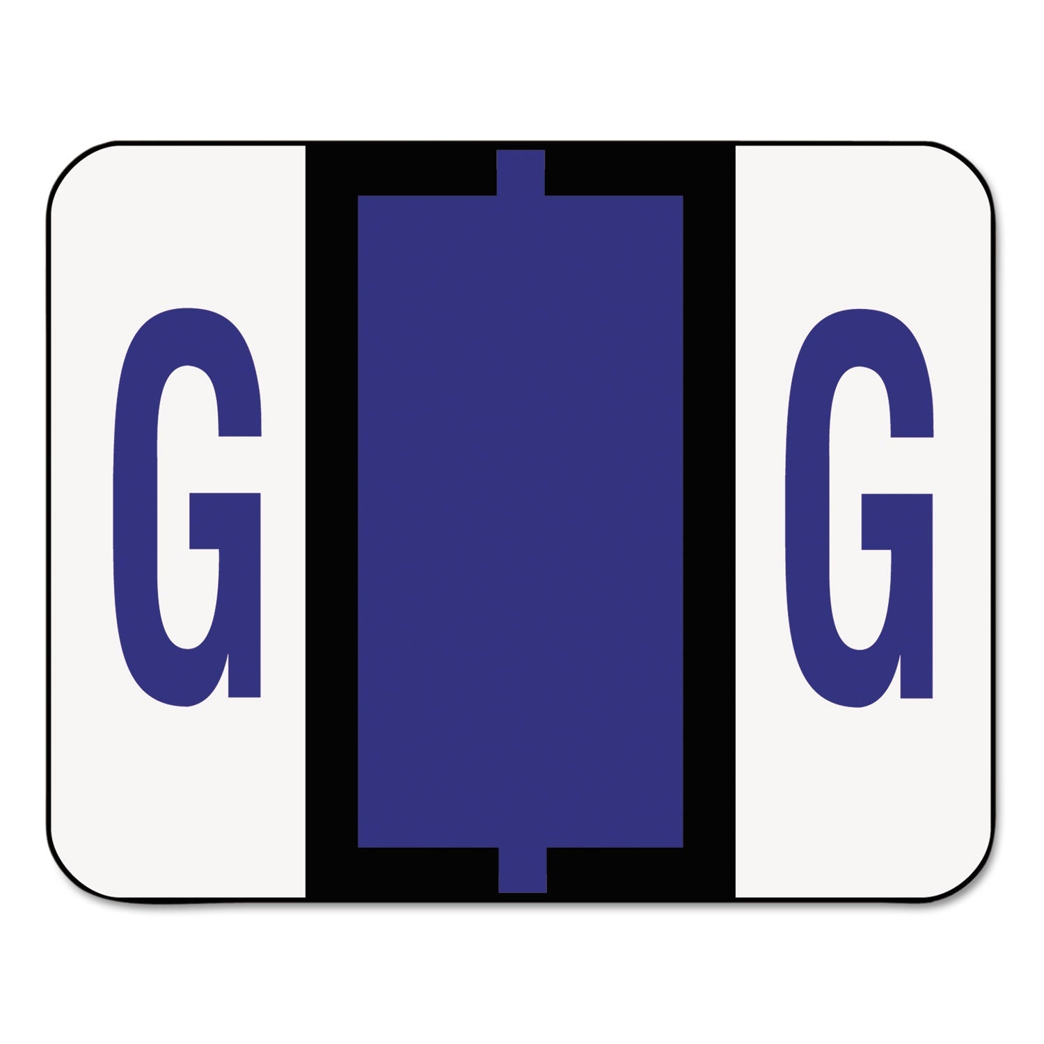 A-Z Color-Coded End Tab Filing Labels | G, Roll