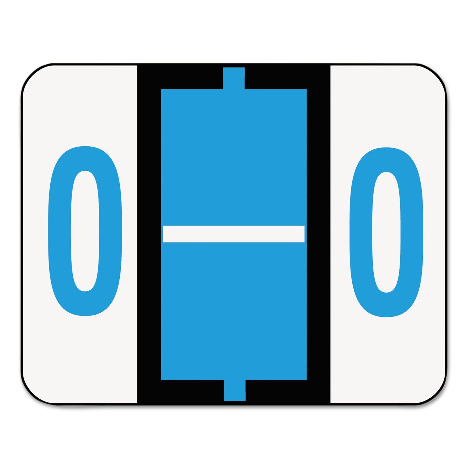 A-Z Color-Coded End Tab Filing Labels | O, Roll
