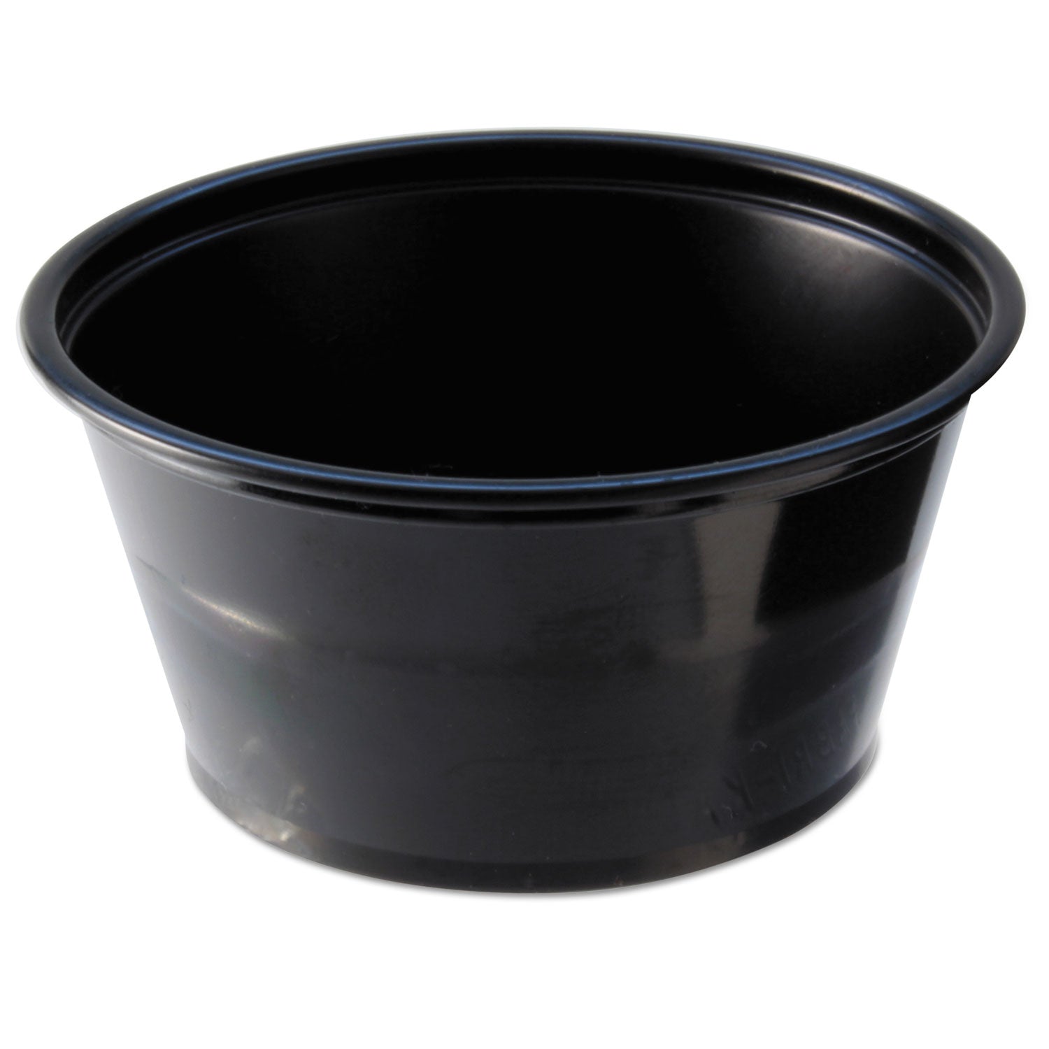 Portion Cups | 2oz Black Plastic