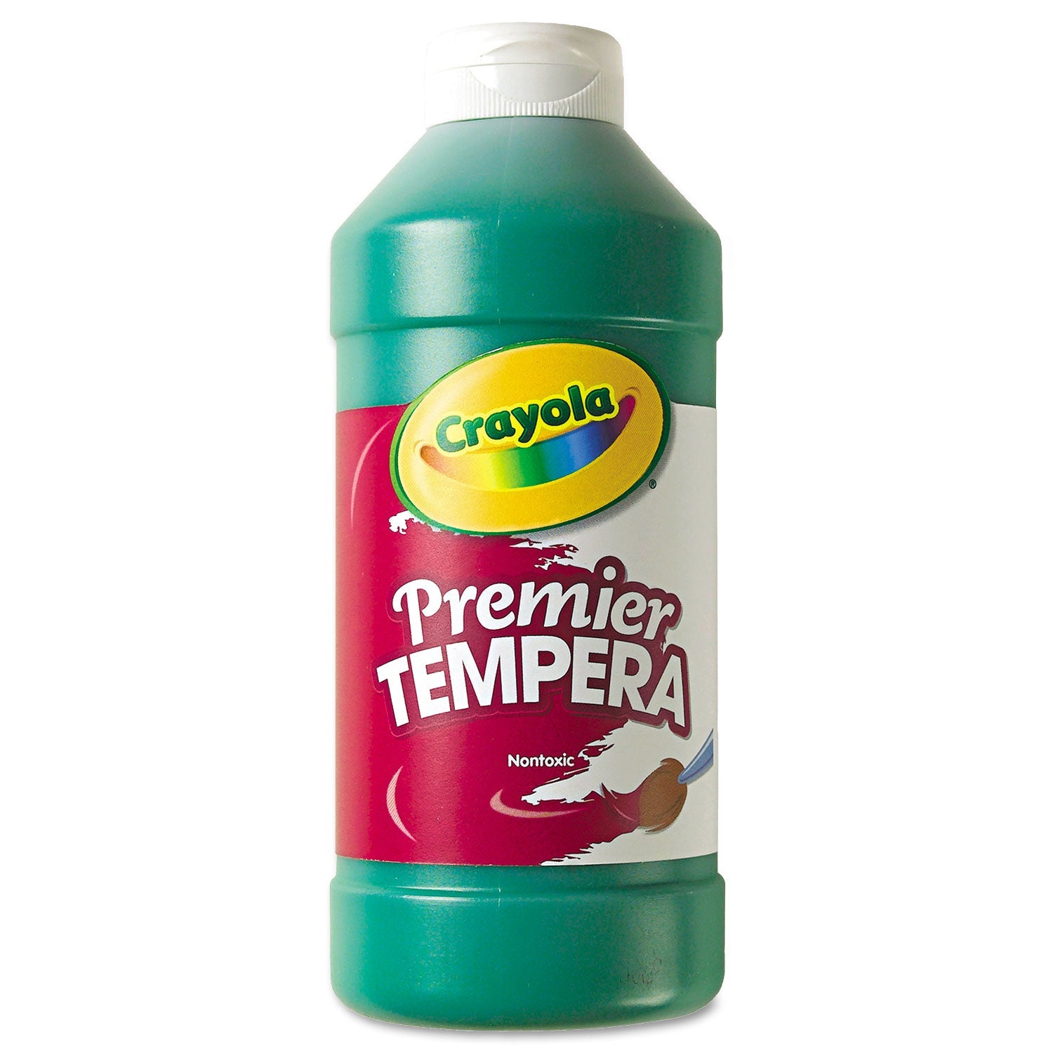 Crayola® Premier Tempera Paint, Green, 16 Oz Bottle