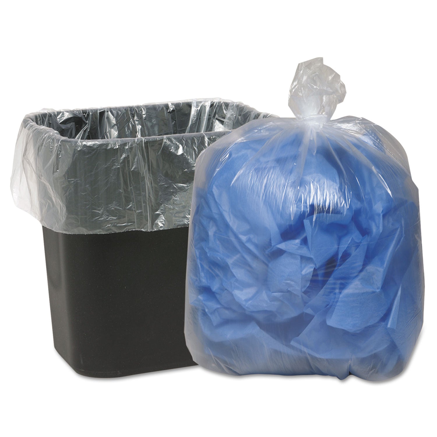 Classic Clear Low-Density Can Liners | 16 gal
