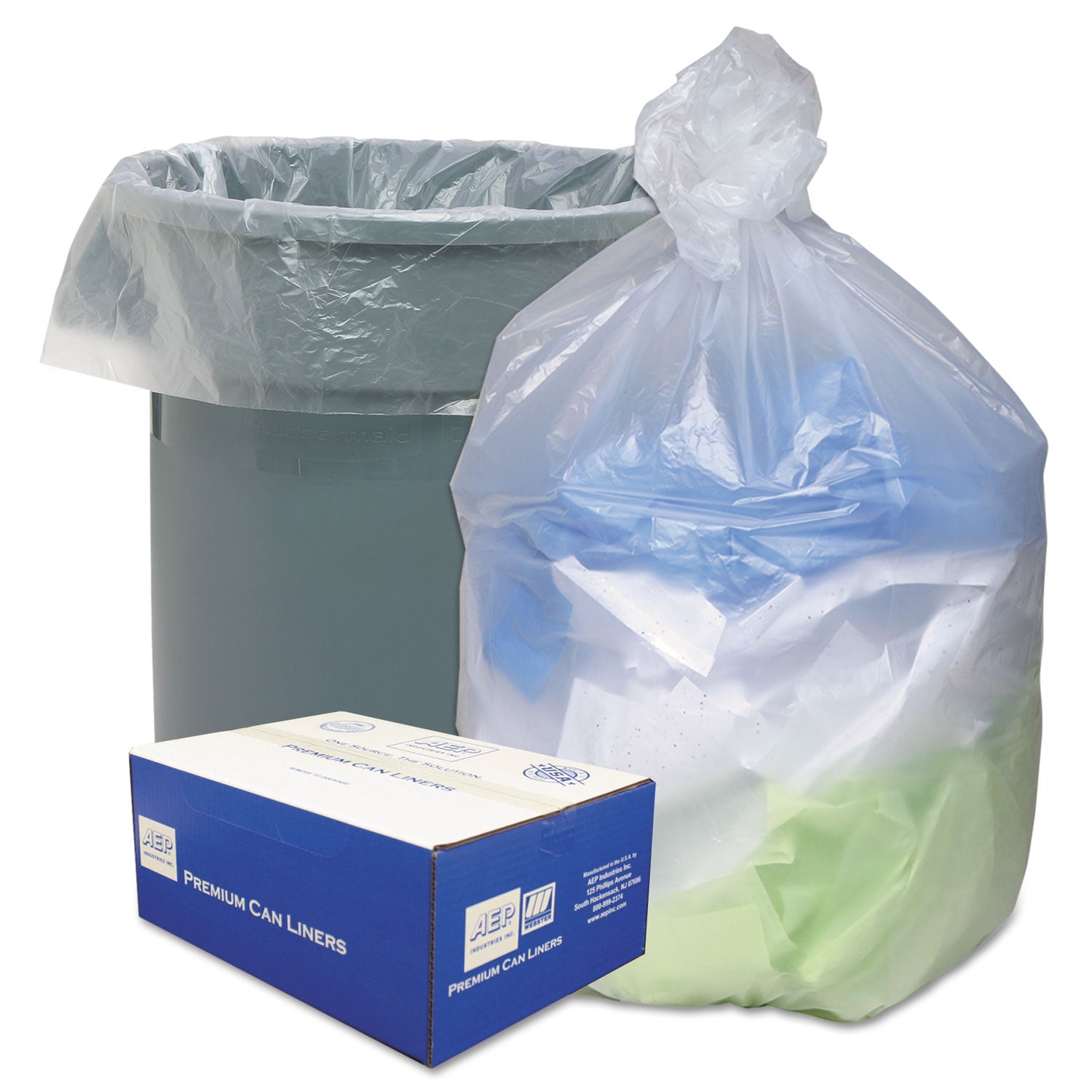Can Liners | 60 Gal | Natural | 400 ct | Ultra Plus