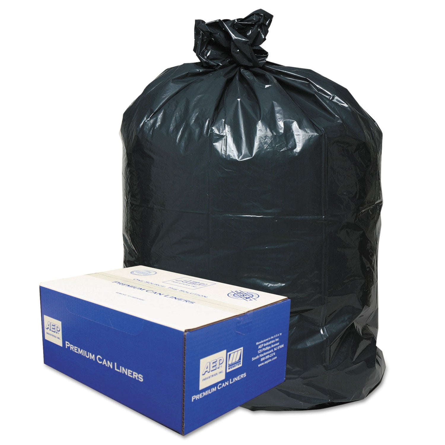 30 Gal Low-Density Can Liners | 250 ct | Black