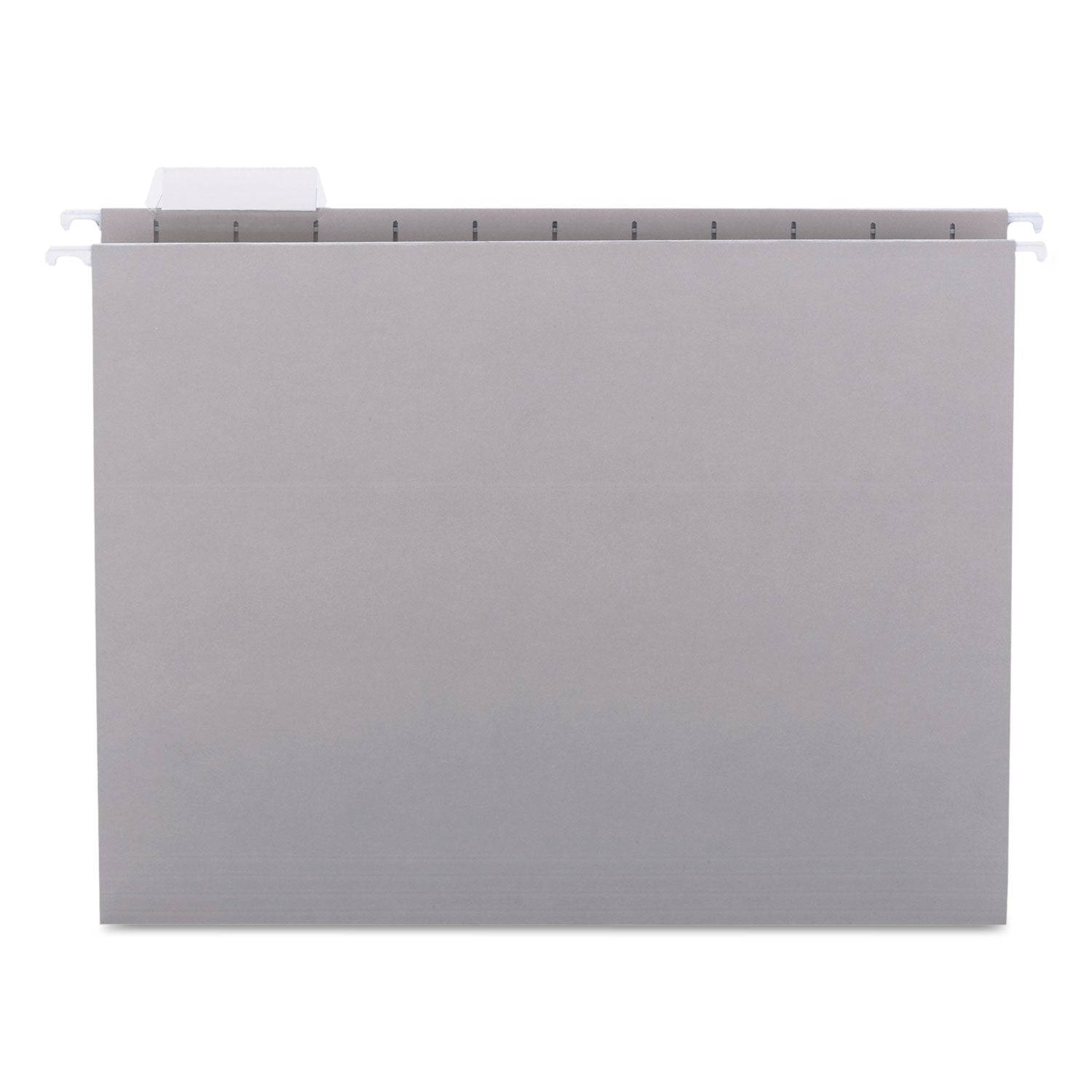 Smead Colored Hanging File Folders with 1/5 Cut Tabs, Letter Size, 1/5-Cut Tabs, Gray, 25/Box