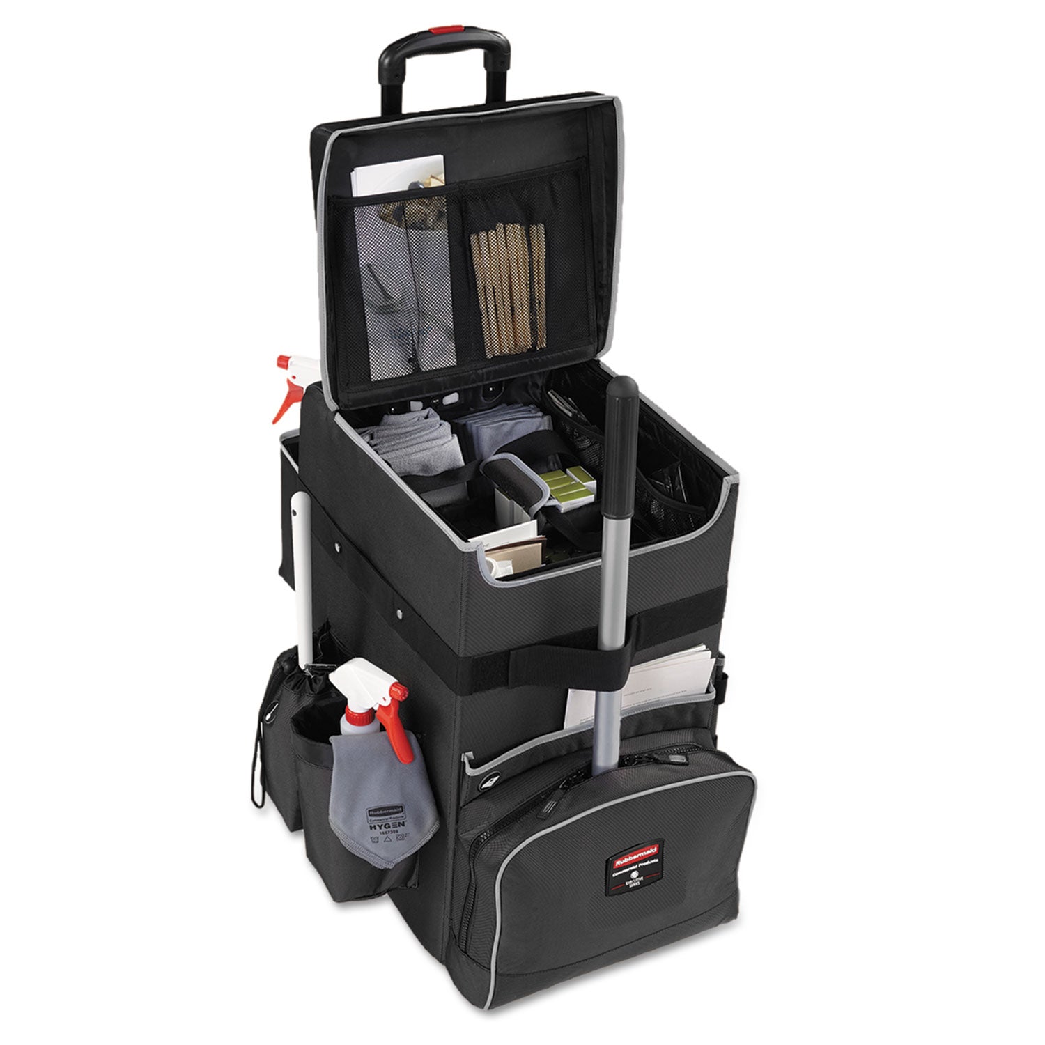 Executive Janitorial Cart | 16 Compartments