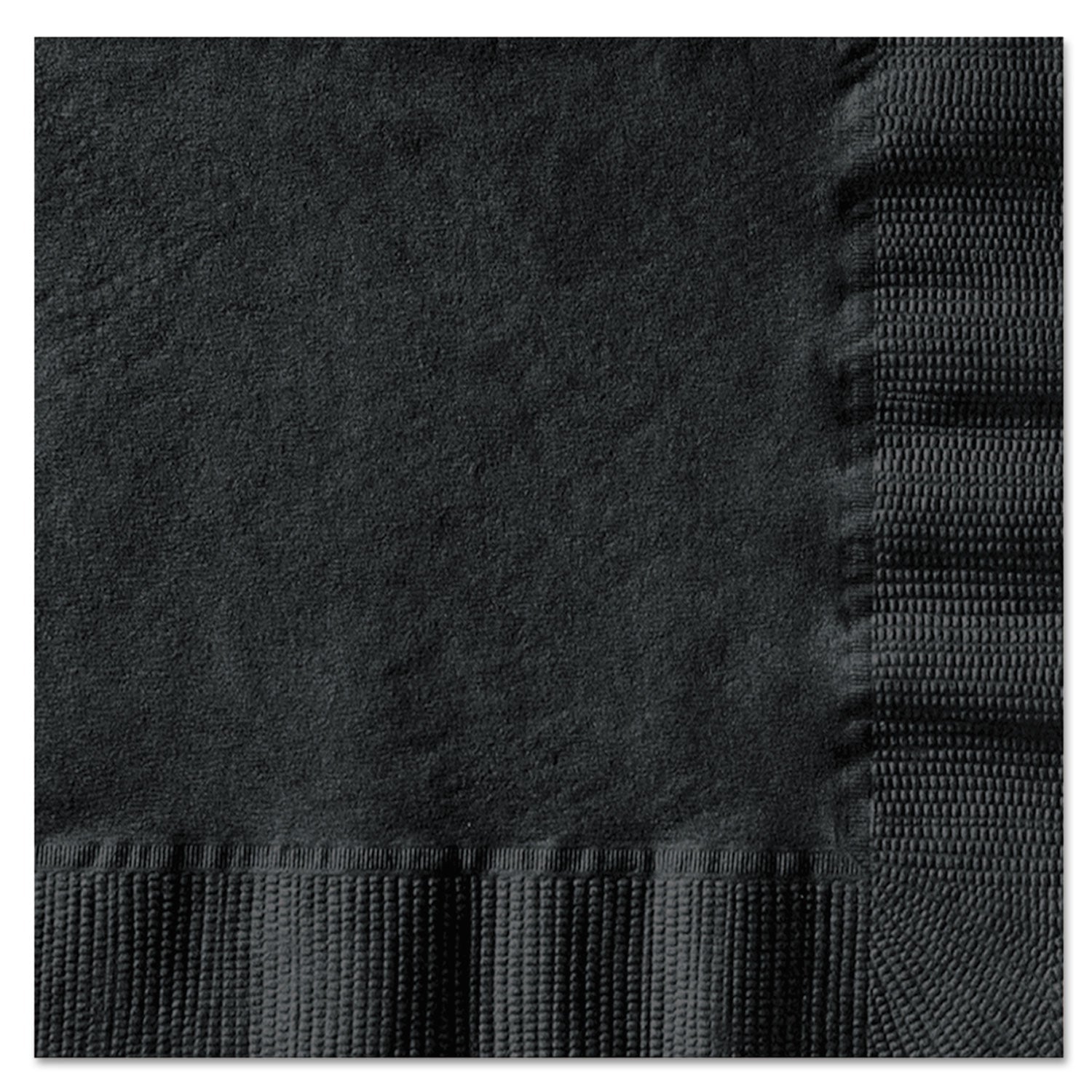 Hoffmaster Beverage Napkins | Black 1-Ply
