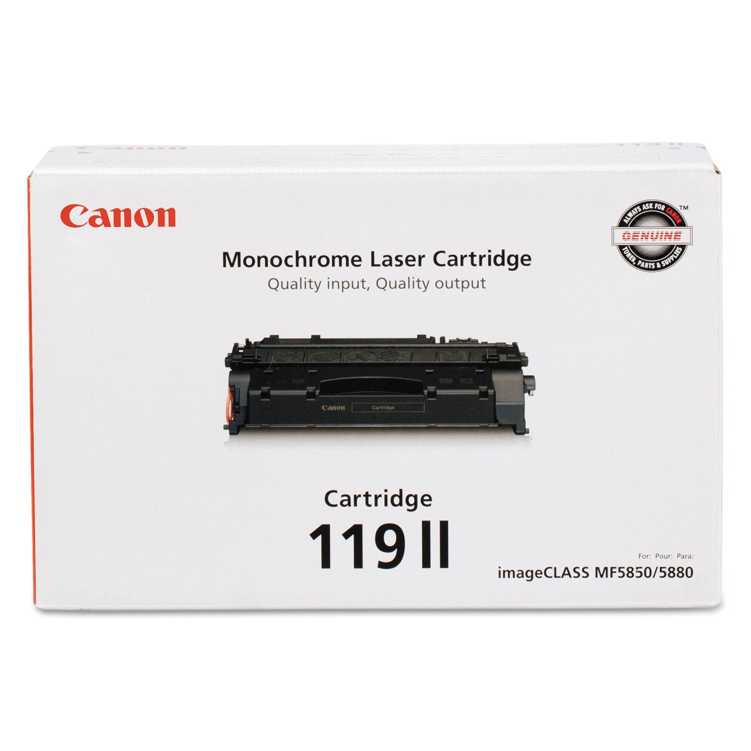 Canon® 3480b001 (crg-119 Ii) High-Yield Toner, 6,400 Page-Yield, Black