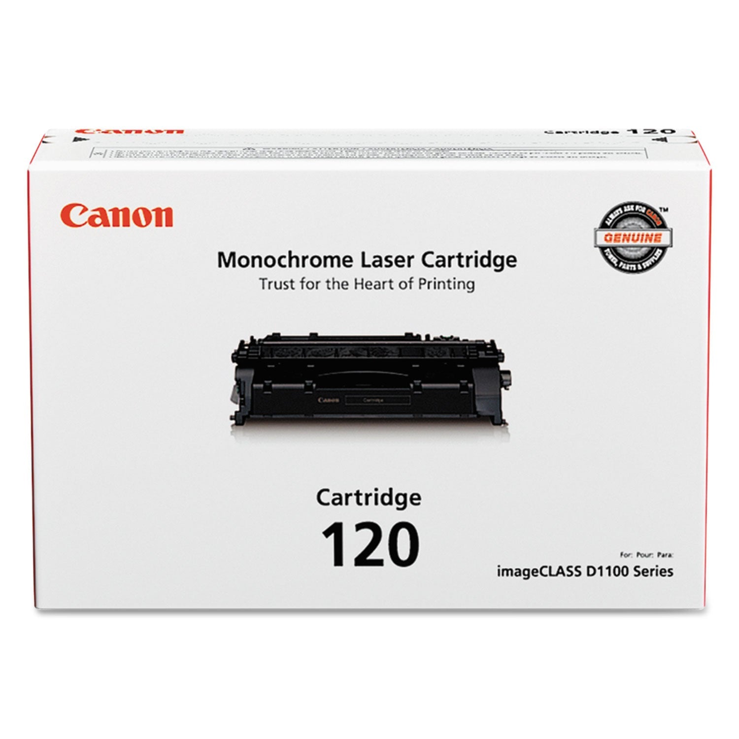 Canon® 2617b001 (120) Toner, 5,000 Page-Yield, Black