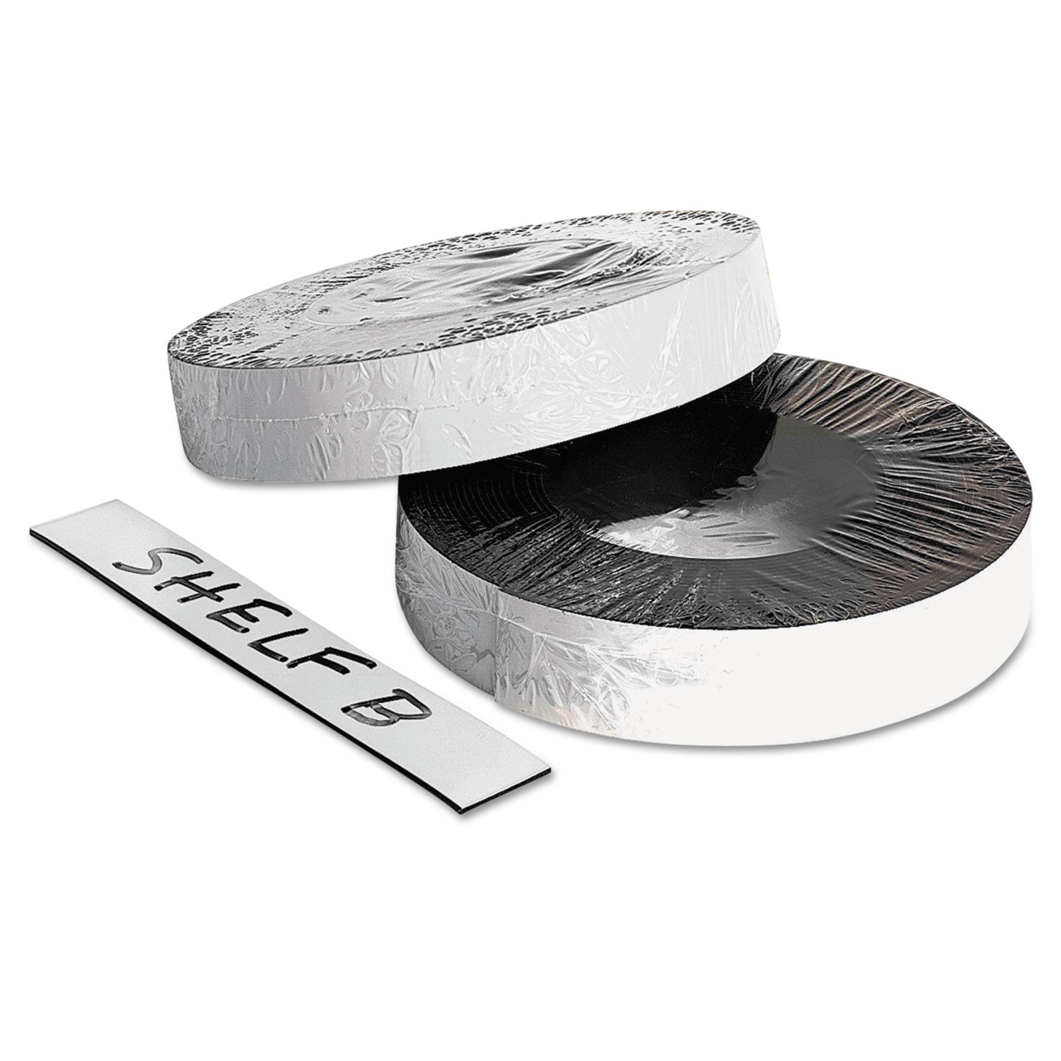 Dry Erase Magnetic Label Tape | 1"x50' | White