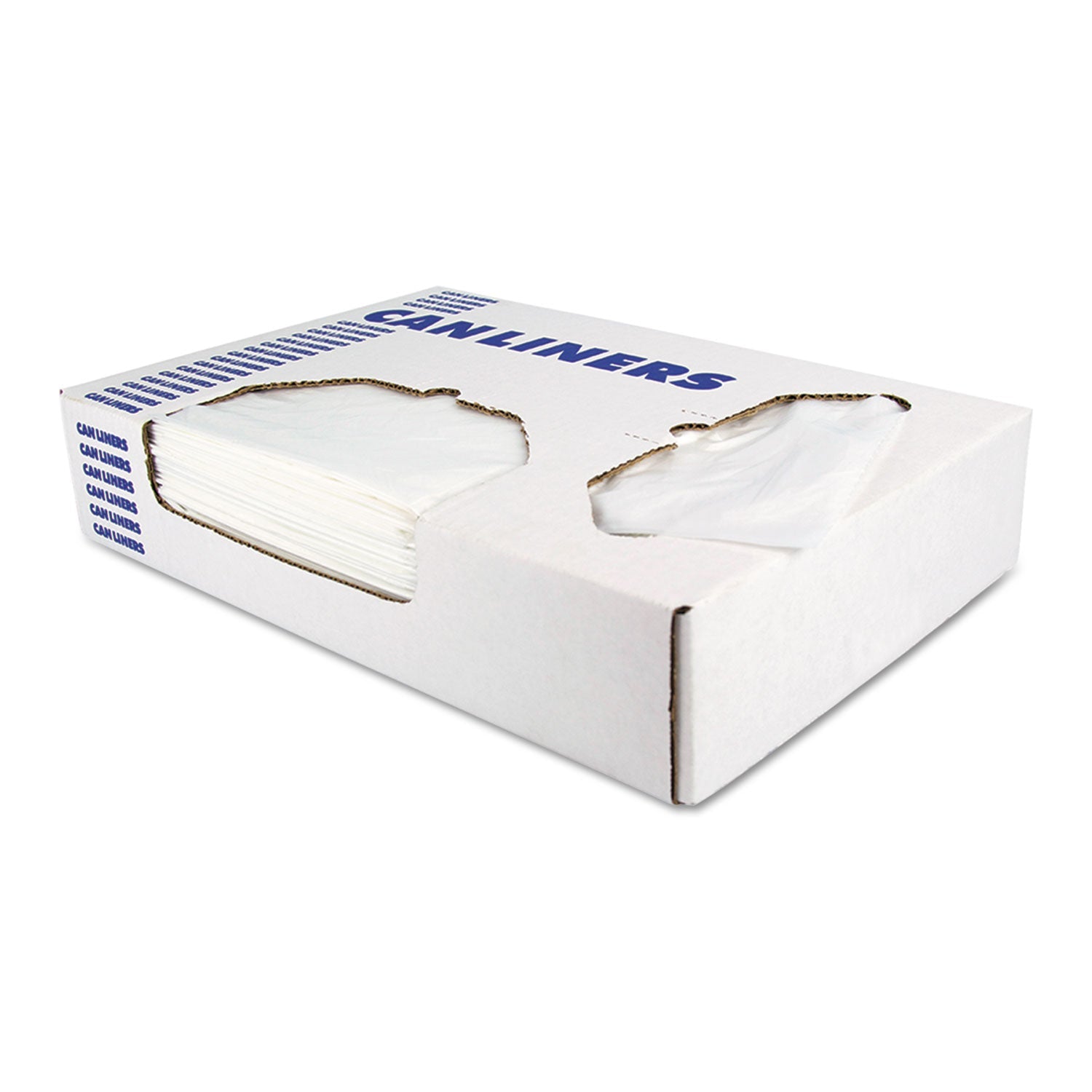Heritage Linear Low-Density Can Liners, 16 Gal, 0.35 Mil, 24" X 32", Clear, 1,000/carton