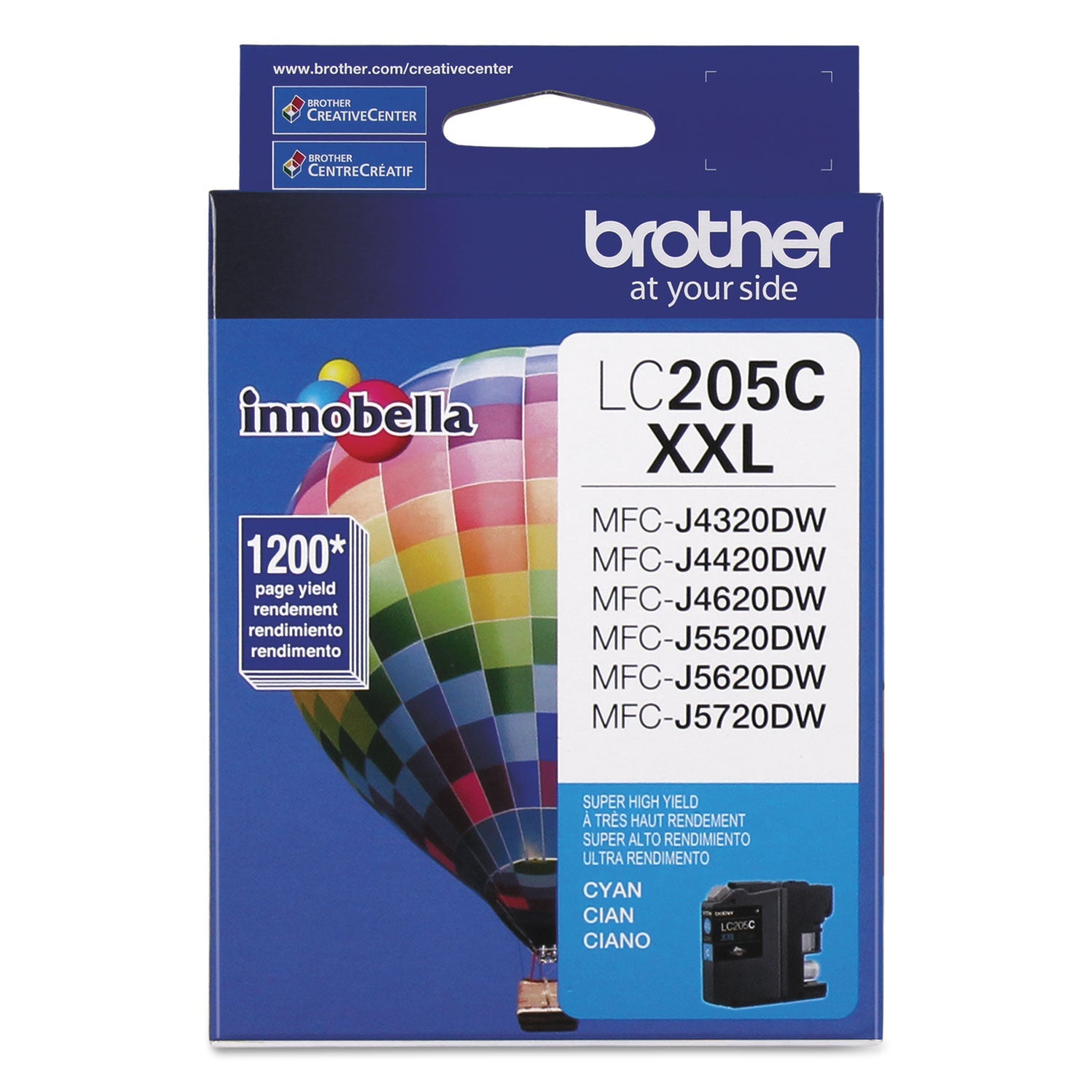 Brother Lc205c Super High-Yield Ink | Cyan