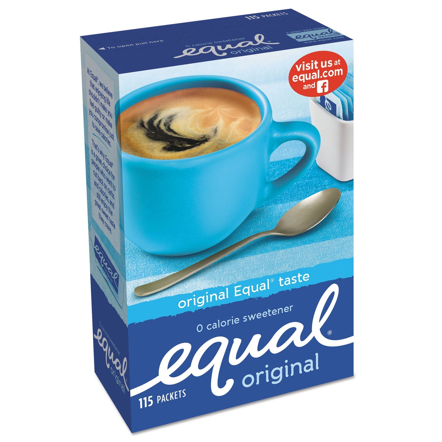 Equal Zero Calorie Sweetener | 115 Packets