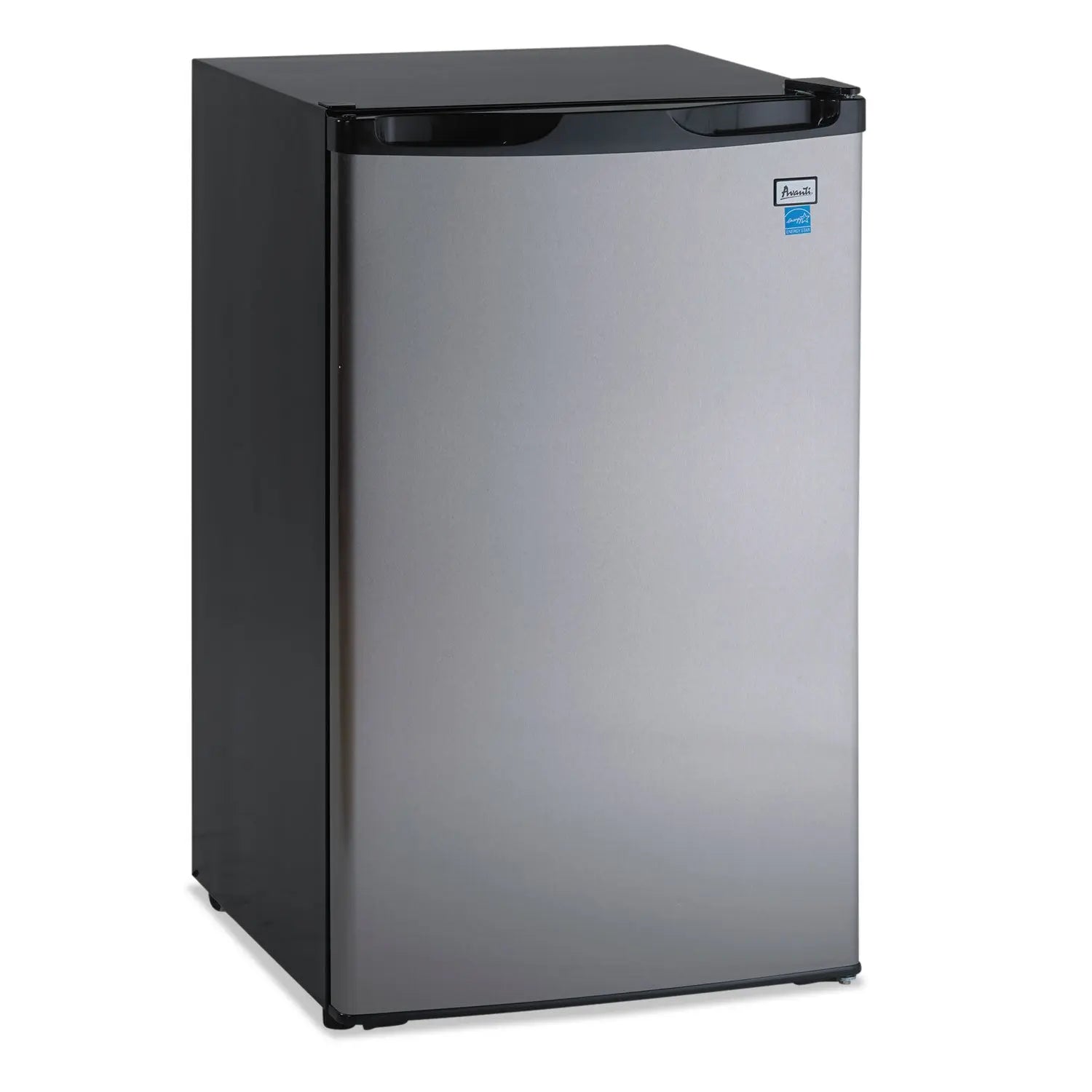 Avanti 4.4 Cf Refrigerator, 19 1/2"w X 22"d X 33"h, Black/stainless Steel