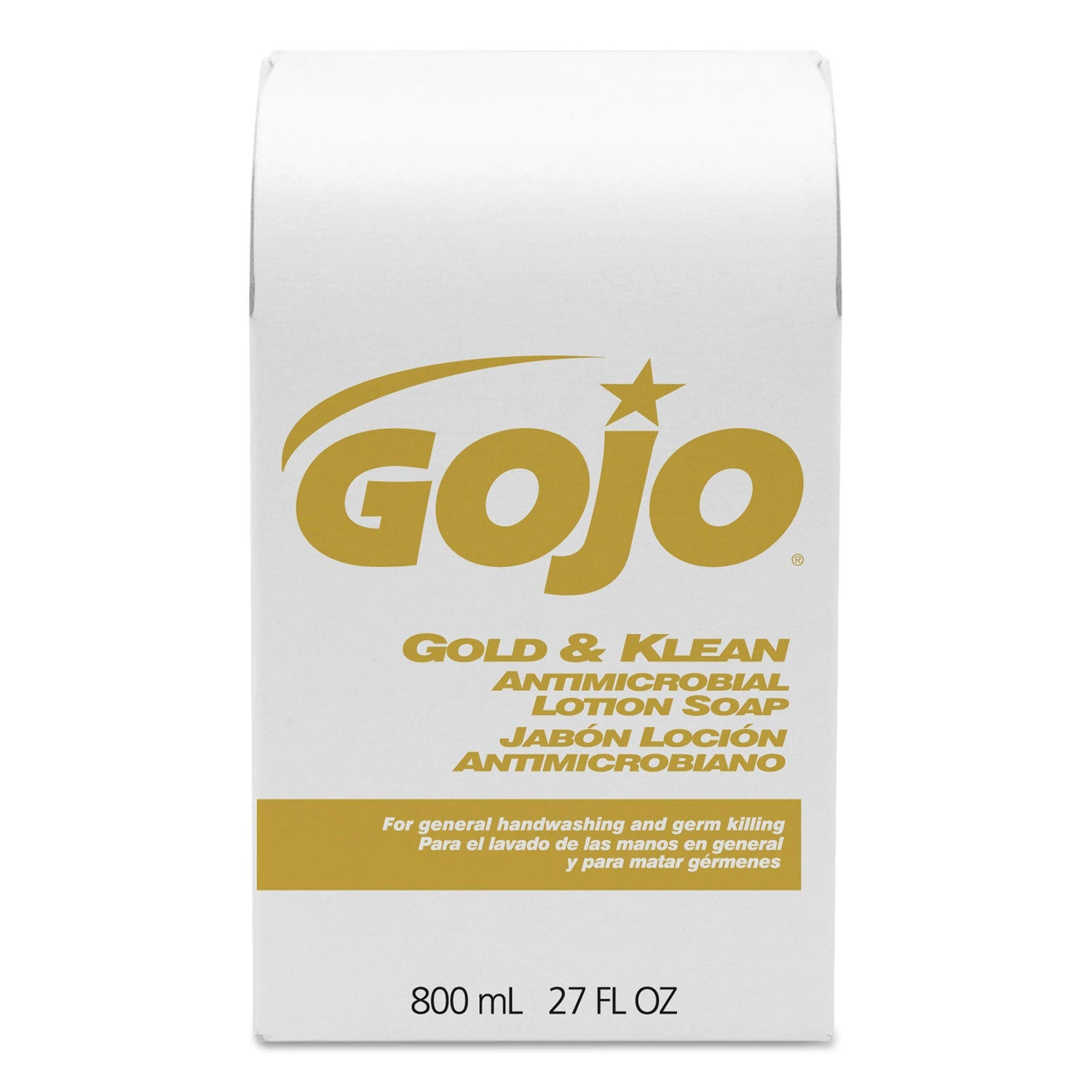 GOJO® Gold and Klean Lotion Soap Bag-in-Box Dispenser Refill, Floral Balsam Scent, 800 mL