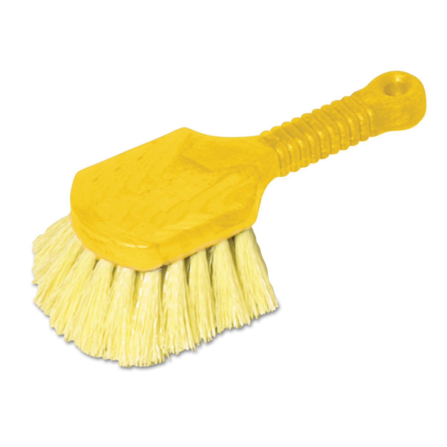 Long Handle Scrub Brush | 8" Gray/Yellow