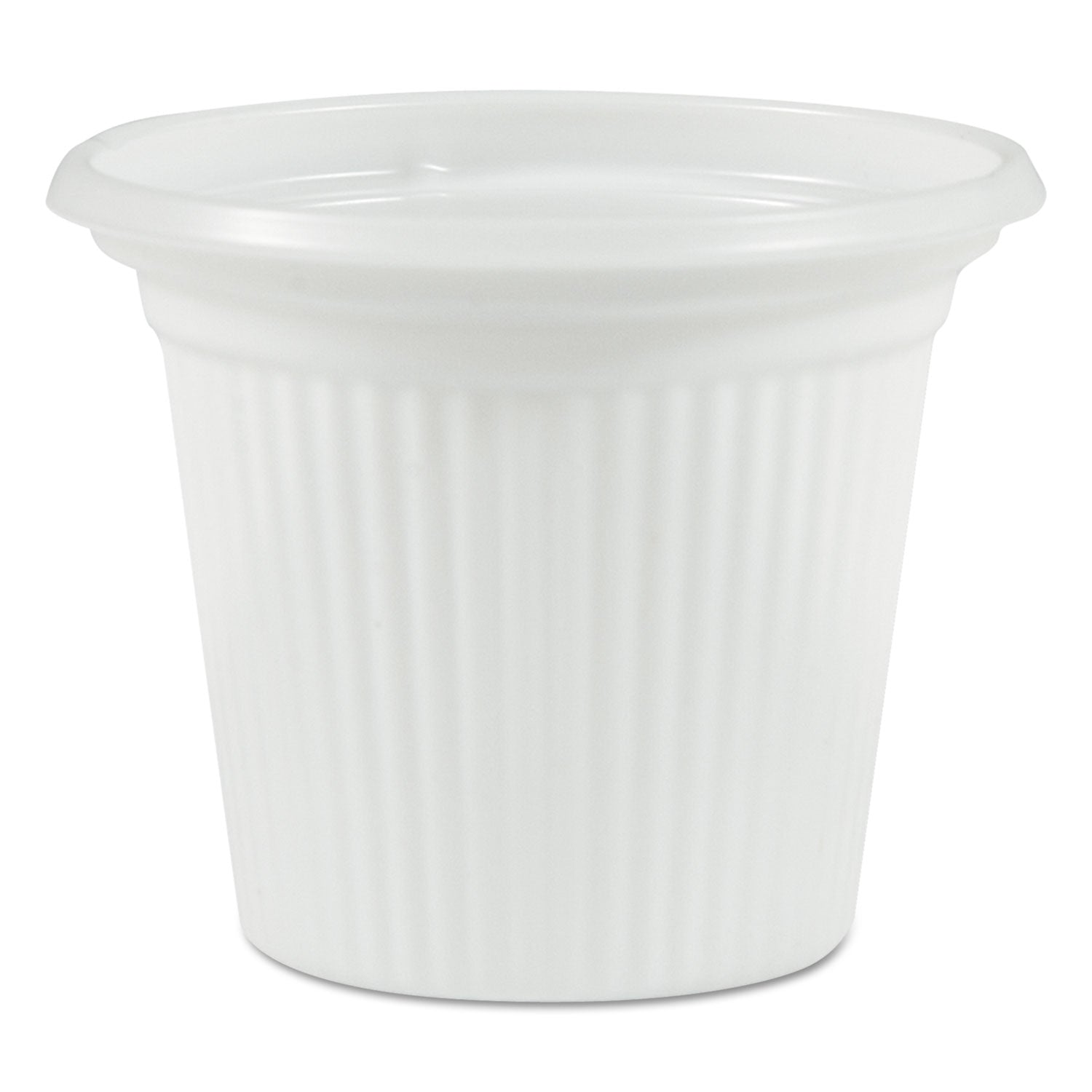 Plastifar Plastic Condiment Cups, 0.75 oz, Translucent, 250/Sleeve, 20 Sleeves/Carton - Bloom Skins