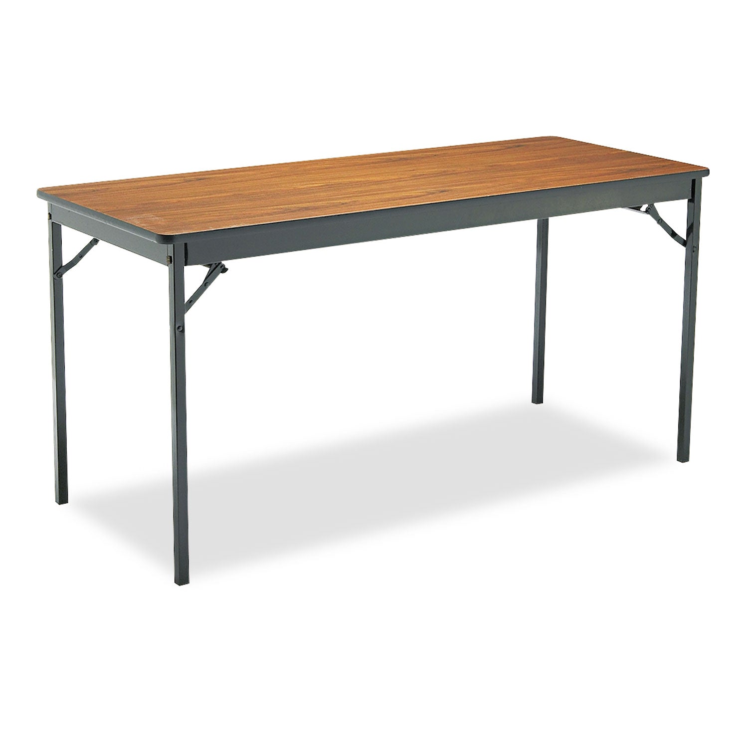 Special Size Folding Table | 60x24 | Walnut/Black