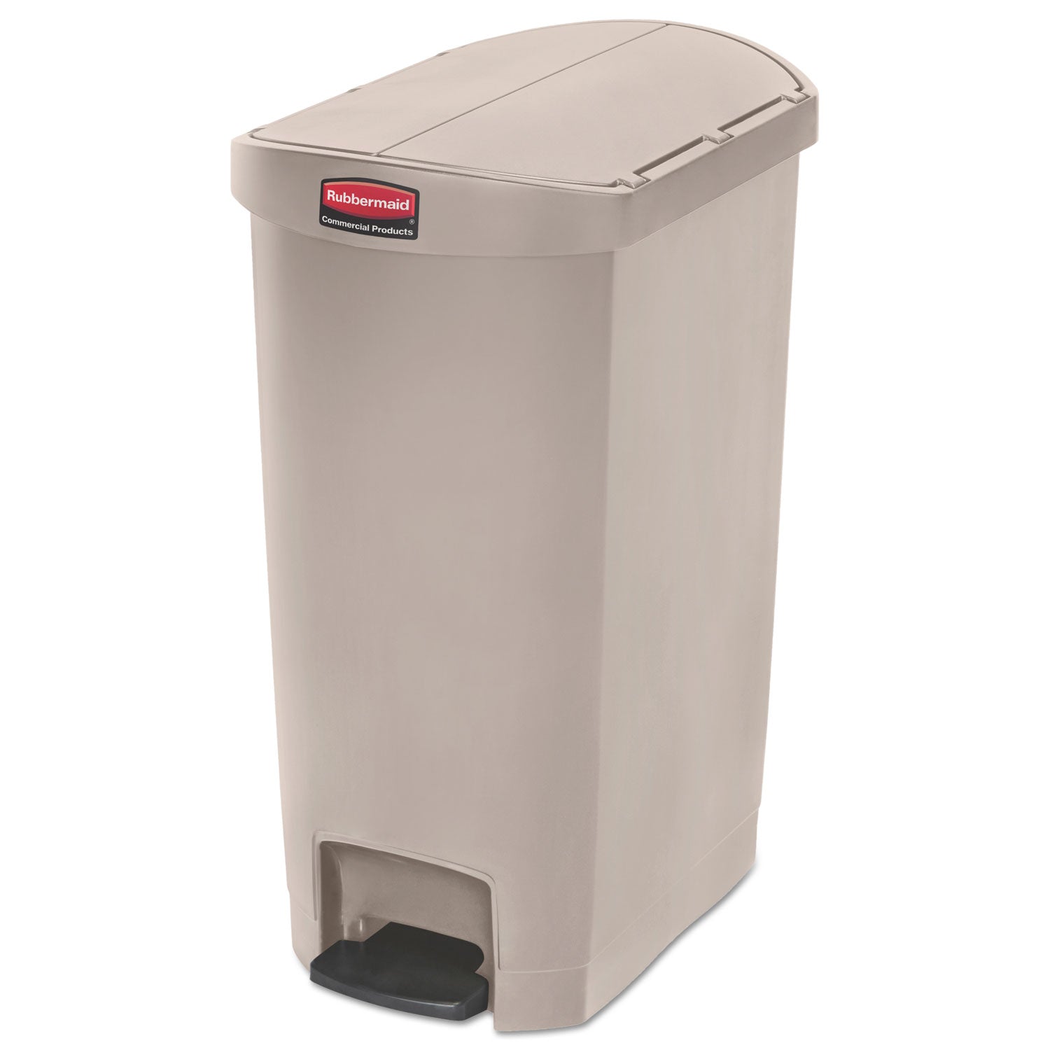 Slim Jim Step-On Container | 13 Gal, End Step