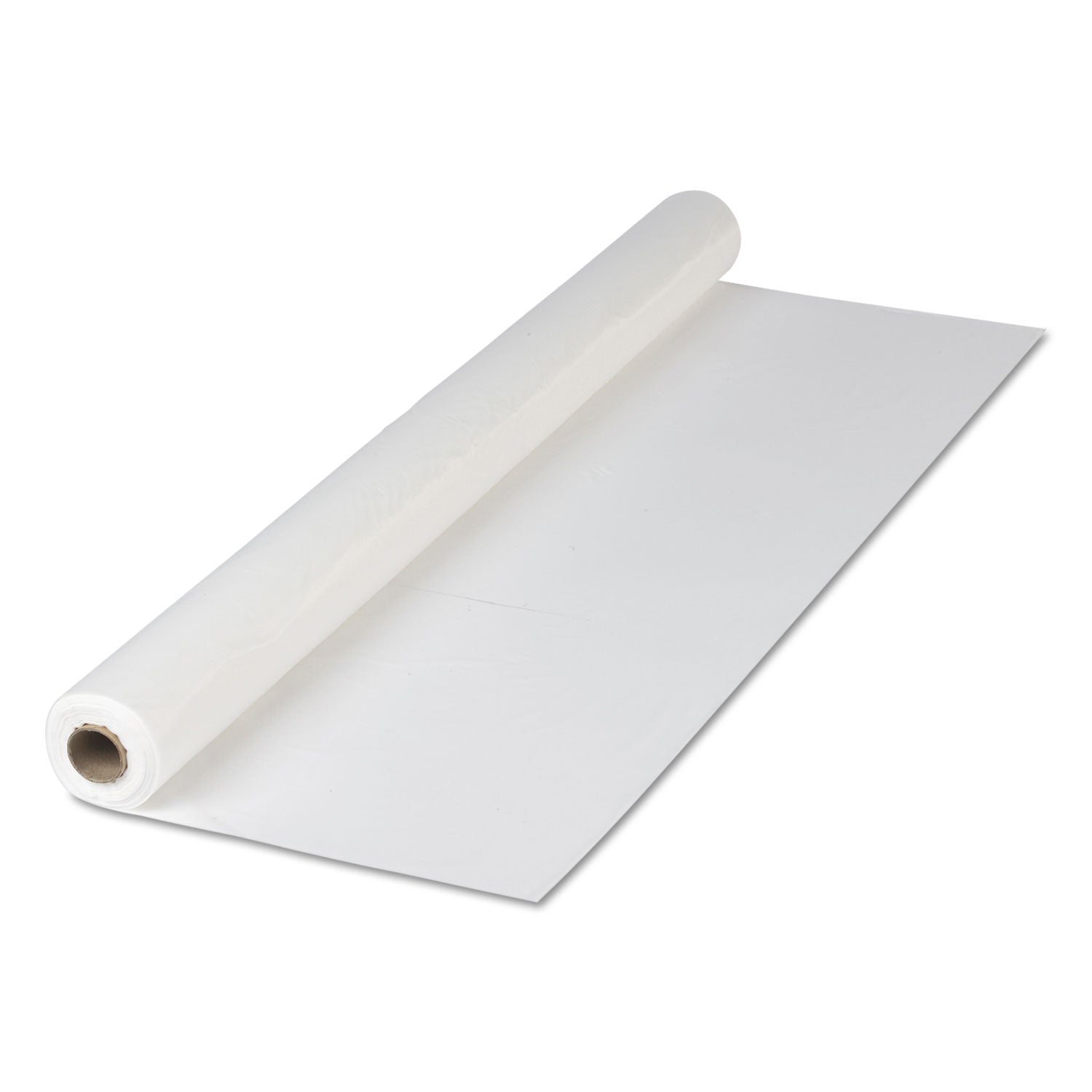 Hoffmaster® Plastic Roll Tablecover, 40" X 300 Ft, White