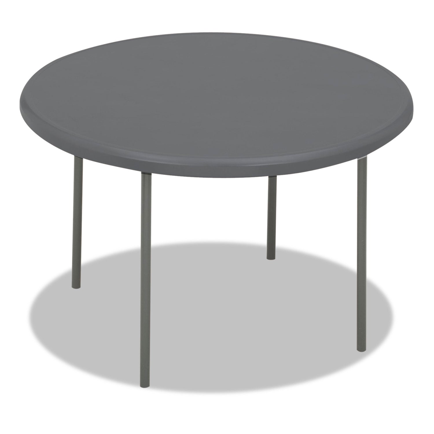 Classic Folding Table | 48" Round, Charcoal