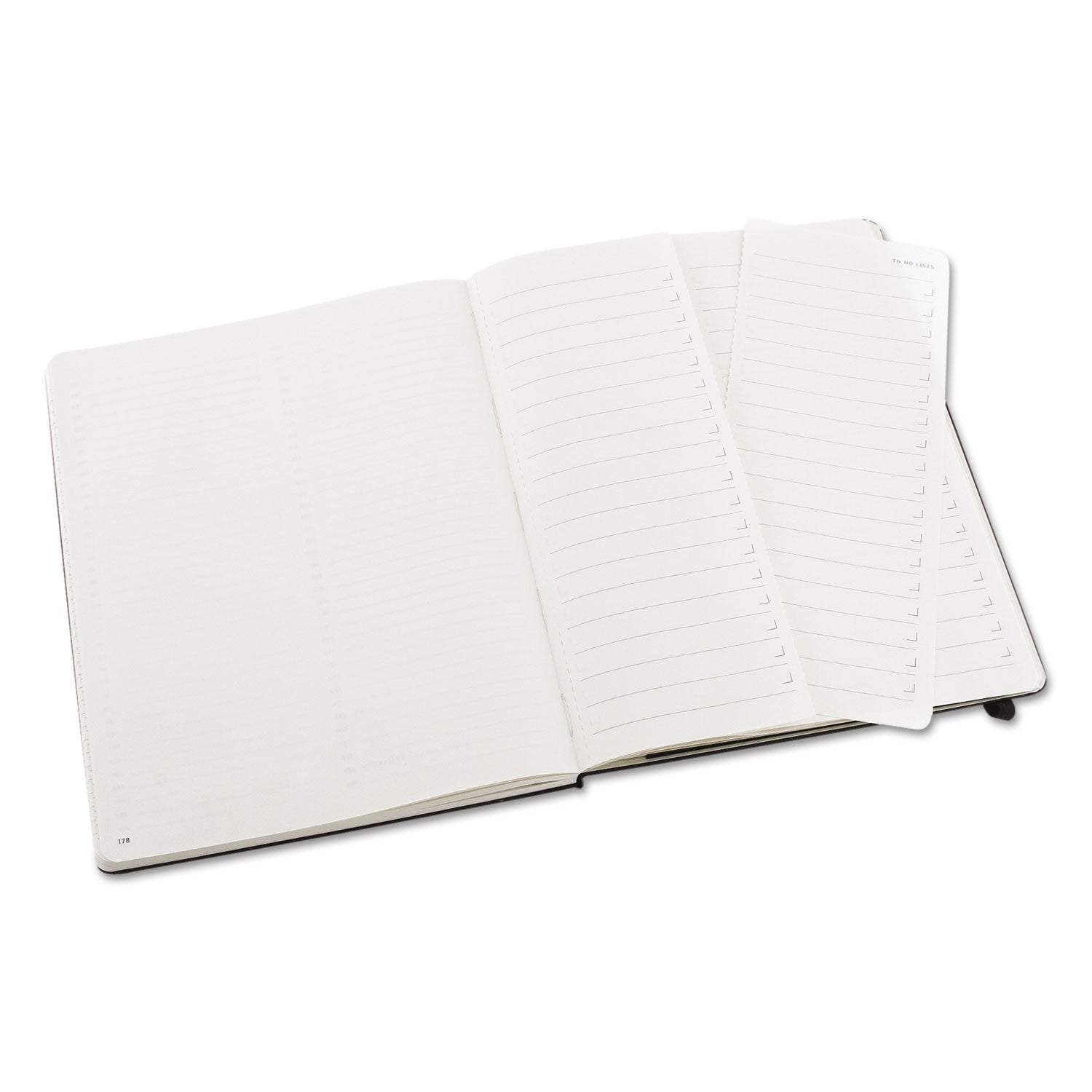 Moleskine® Professional Notebook, 1-Subject, Narrow Rule, Black Hardcover, (192) 9.75 x 7.5 Sheets - Bloom Skins