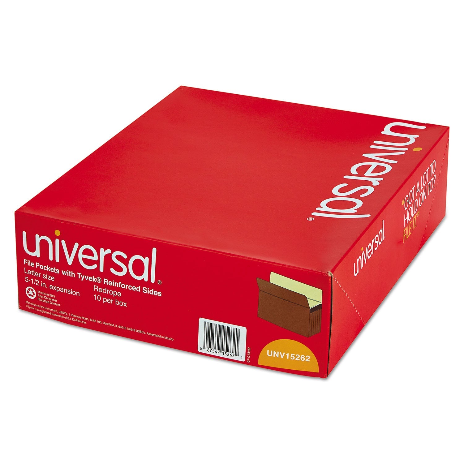 Redrope Expanding File Pockets | Letter, 10/Box