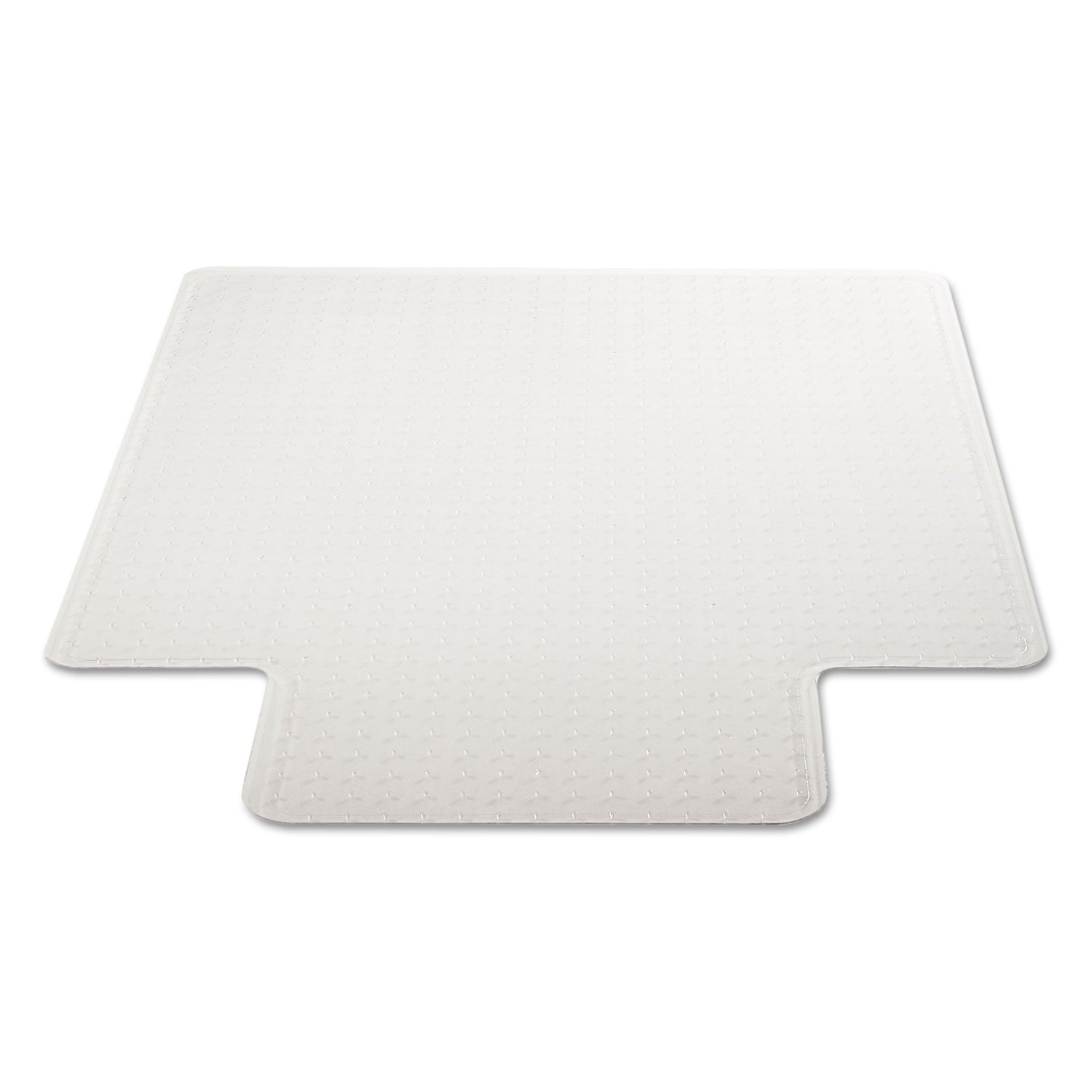 deflecto® Duramat Moderate Use Chair Mat For Low Pile Carpet, 46 X 60, Wide Lipped, Clear