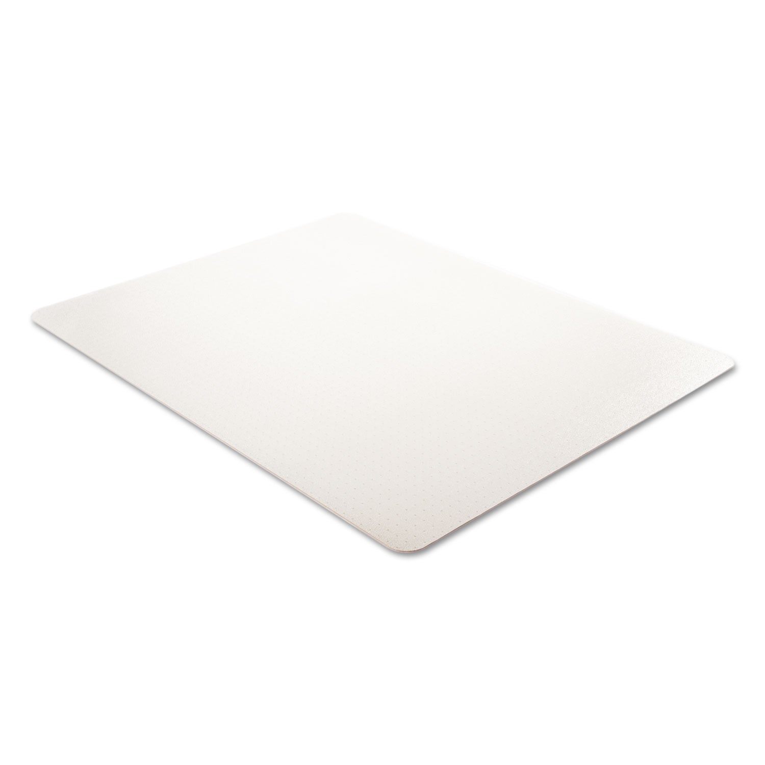 deflecto® Economat Occasional Use Chair Mat, Low Pile Carpet, Flat, 46 X 60, Rectangle, Clear
