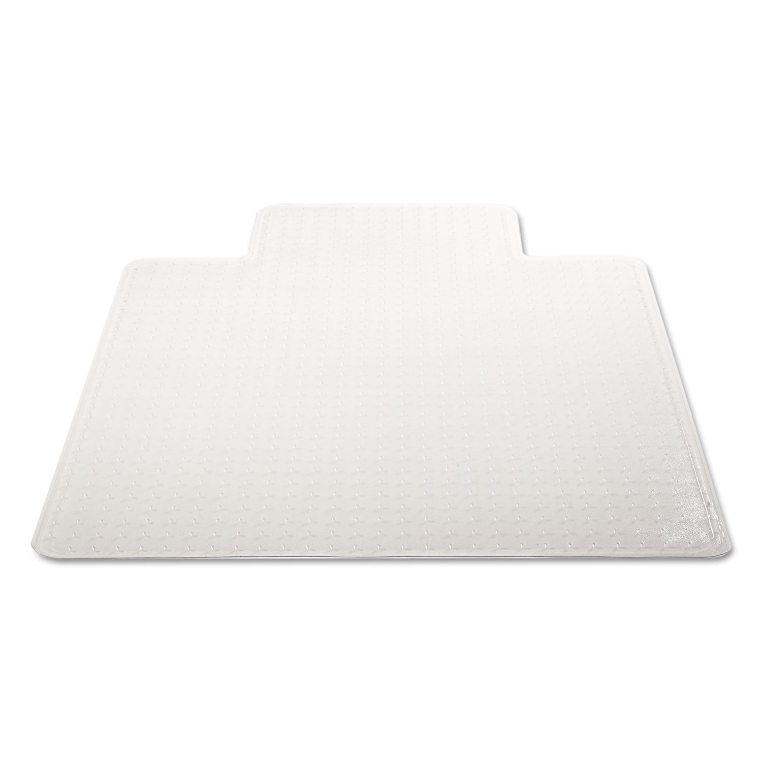 deflecto® Duramat Moderate Use Chair Mat For Low Pile Carpet, 45 X 53, Wide Lipped, Clear