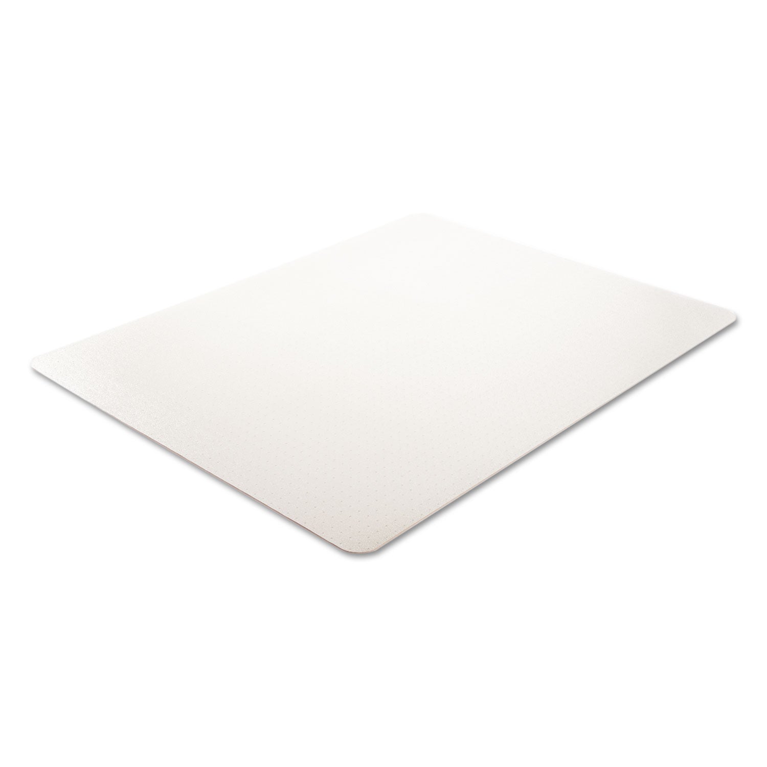 deflecto® Economat Occasional Use Chair Mat, Low Pile Carpet, Flat, 46 X 60, Rectangle, Clear