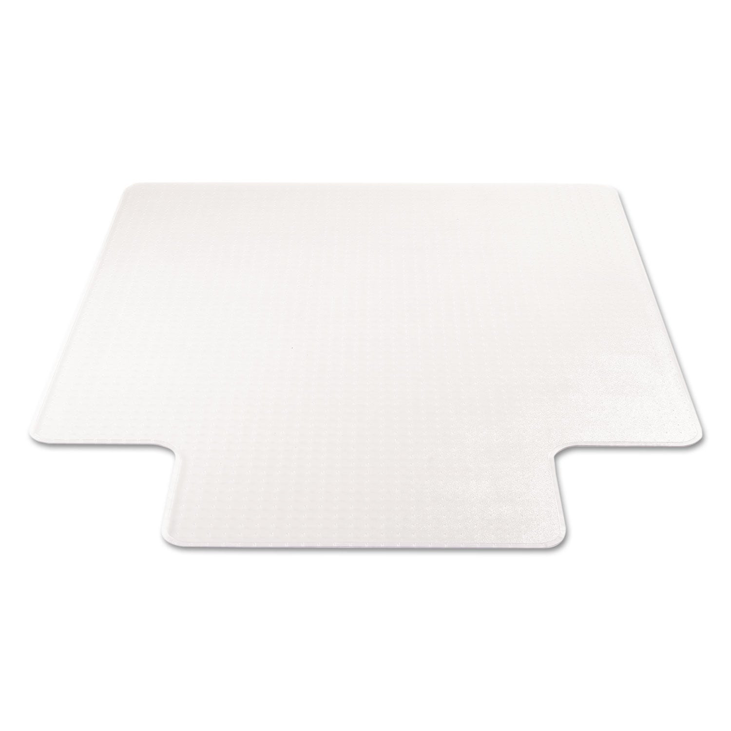 deflecto® Supermat Frequent Use Chair Mat For Medium Pile Carpet, 45 X 53, Wide Lipped, Clear