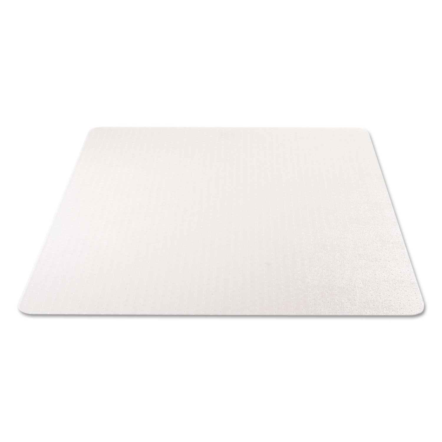 deflecto® Economat Occasional Use Chair Mat, Low Pile Carpet, Flat, 46 X 60, Rectangle, Clear