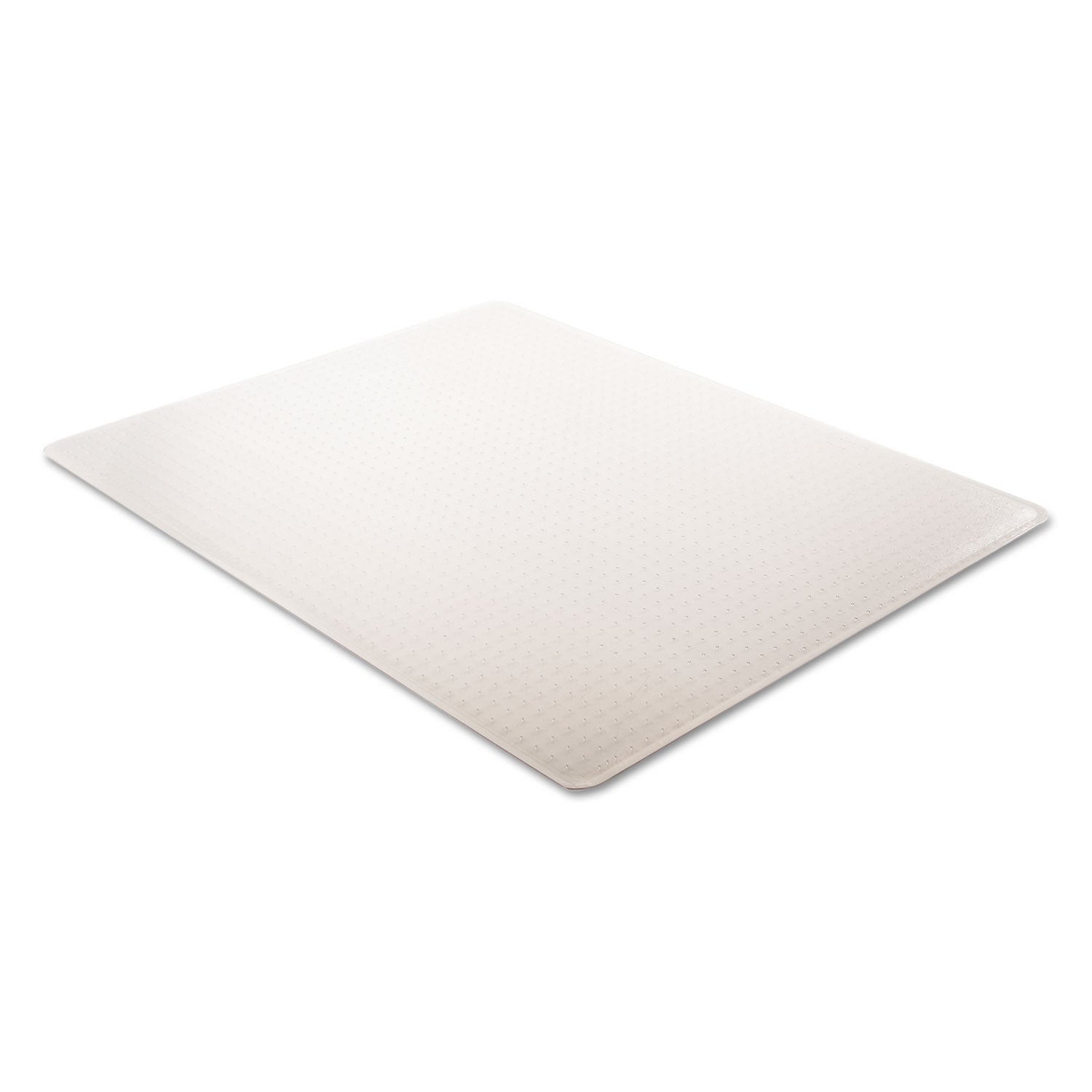 deflecto® Supermat Frequent Use Chair Mat, Medium Pile Carpet, Flat, 46 X 60, Rectangle, Clear