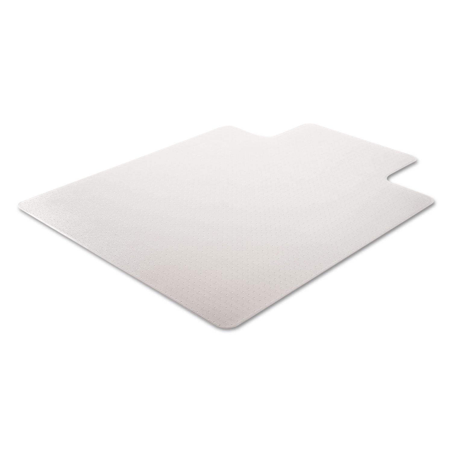 deflecto® Duramat Moderate Use Chair Mat For Low Pile Carpet, 45 X 53, Wide Lipped, Clear