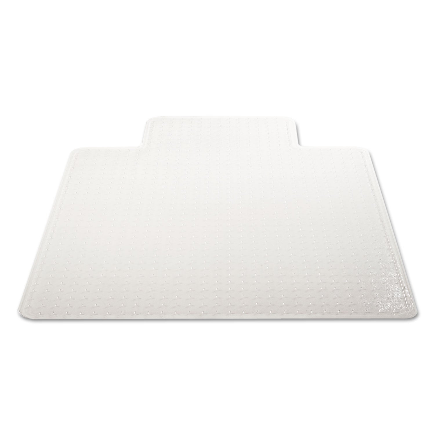 deflecto® Duramat Moderate Use Chair Mat For Low Pile Carpet, 46 X 60, Wide Lipped, Clear